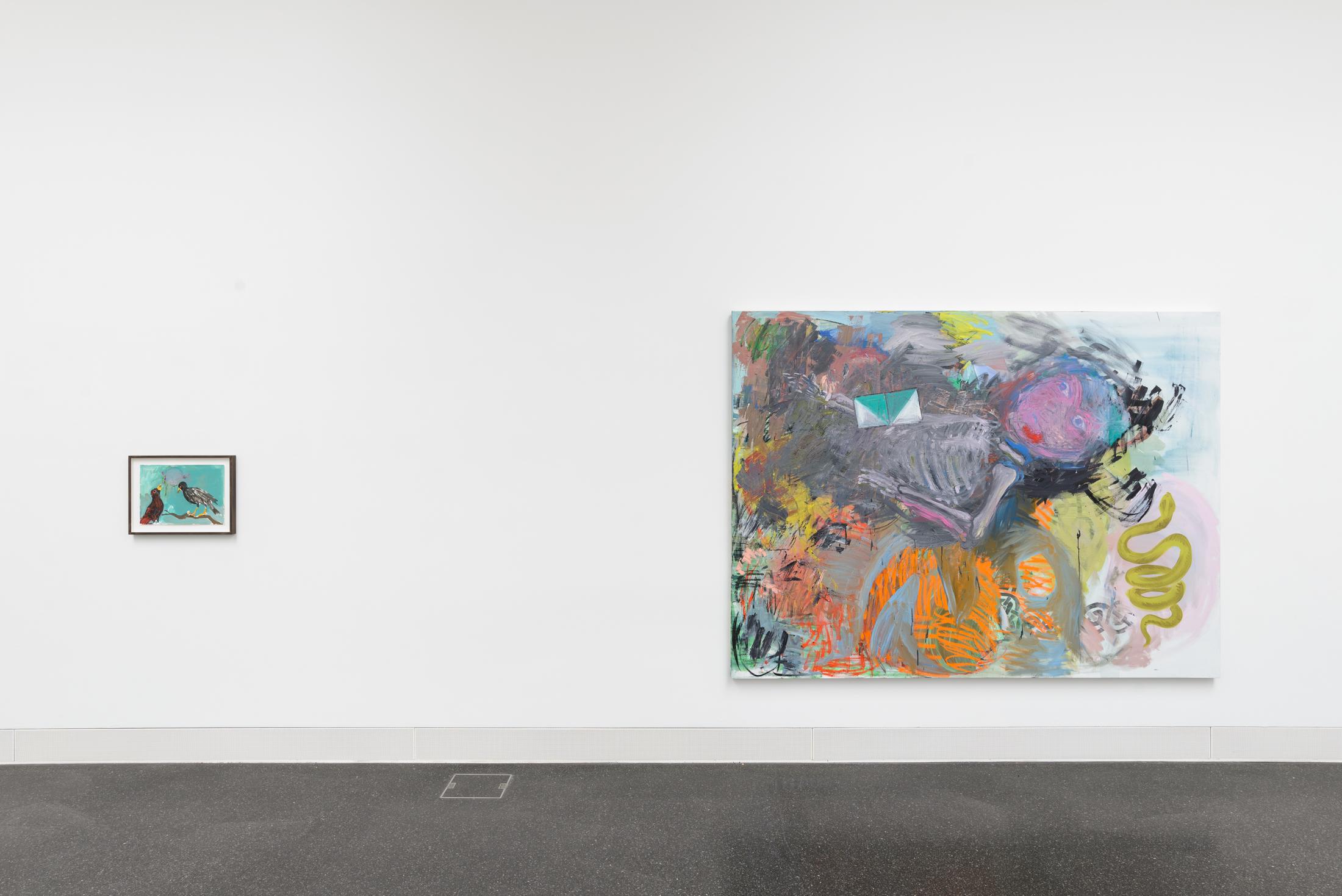 Installation View Lucy Stein “Knockers” at Galerie Gregor Staiger, Zurich / Courtesy: the artist and Galerie Gregor Staiger, Zurich