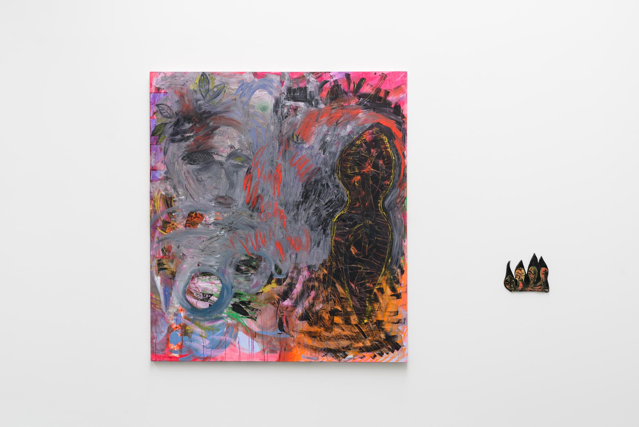 Installation View Lucy Stein “Knockers” at Galerie Gregor Staiger, Zurich / Courtesy: the artist and Galerie Gregor Staiger, Zurich