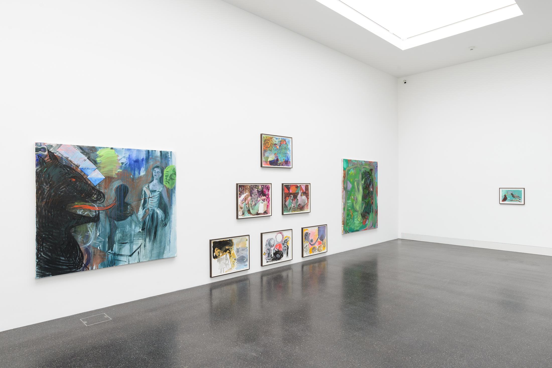 Installation View Lucy Stein “Knockers” at Galerie Gregor Staiger, Zurich / Courtesy: the artist and Galerie Gregor Staiger, Zurich
