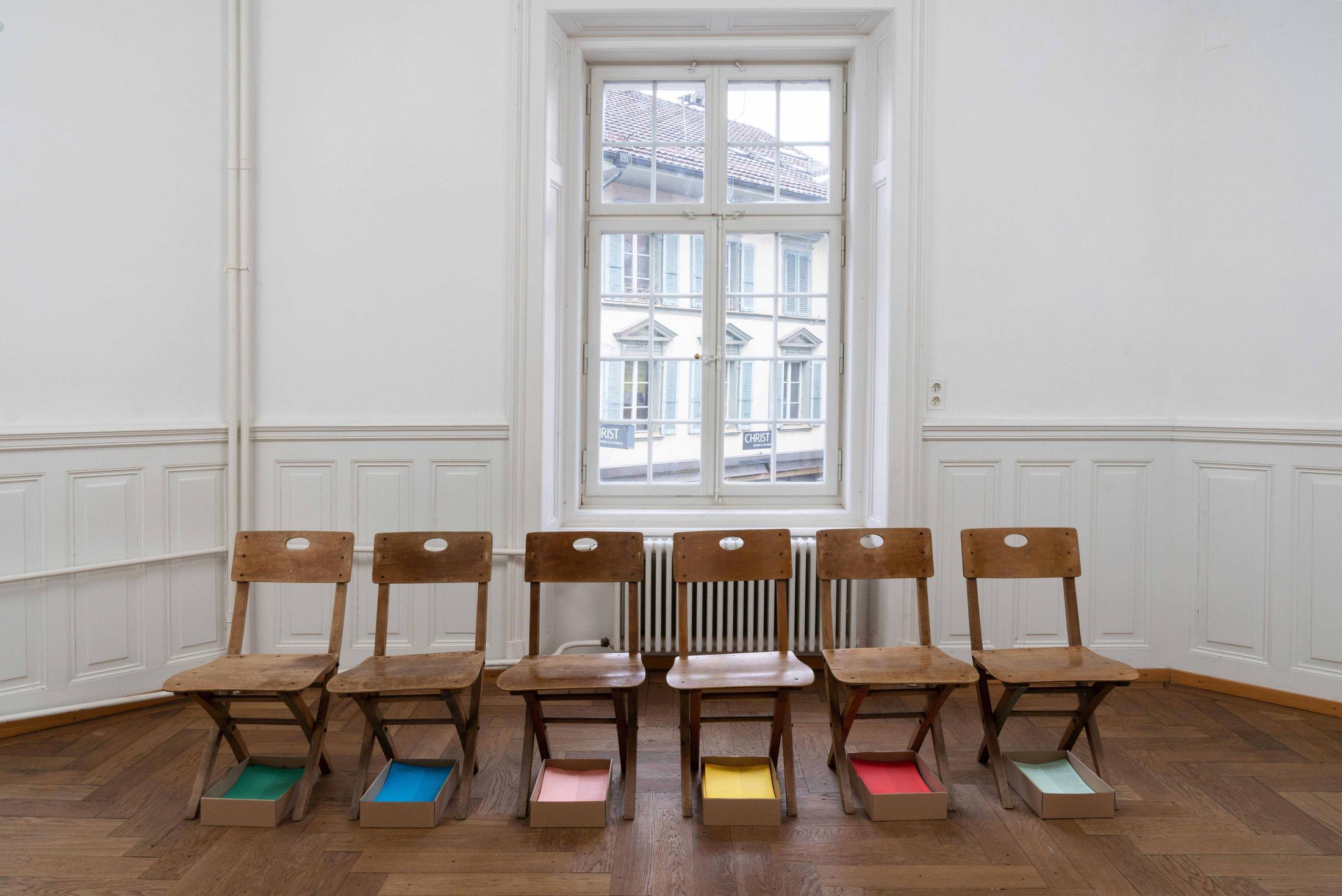 Exhibition View Céline Manz Soloshow «9 espaces distincts» at Kunsthaus Langenthal, Langenthal, 2020 / Photo: CE / Courtesy: the artist and Kunsthaus Langenthal