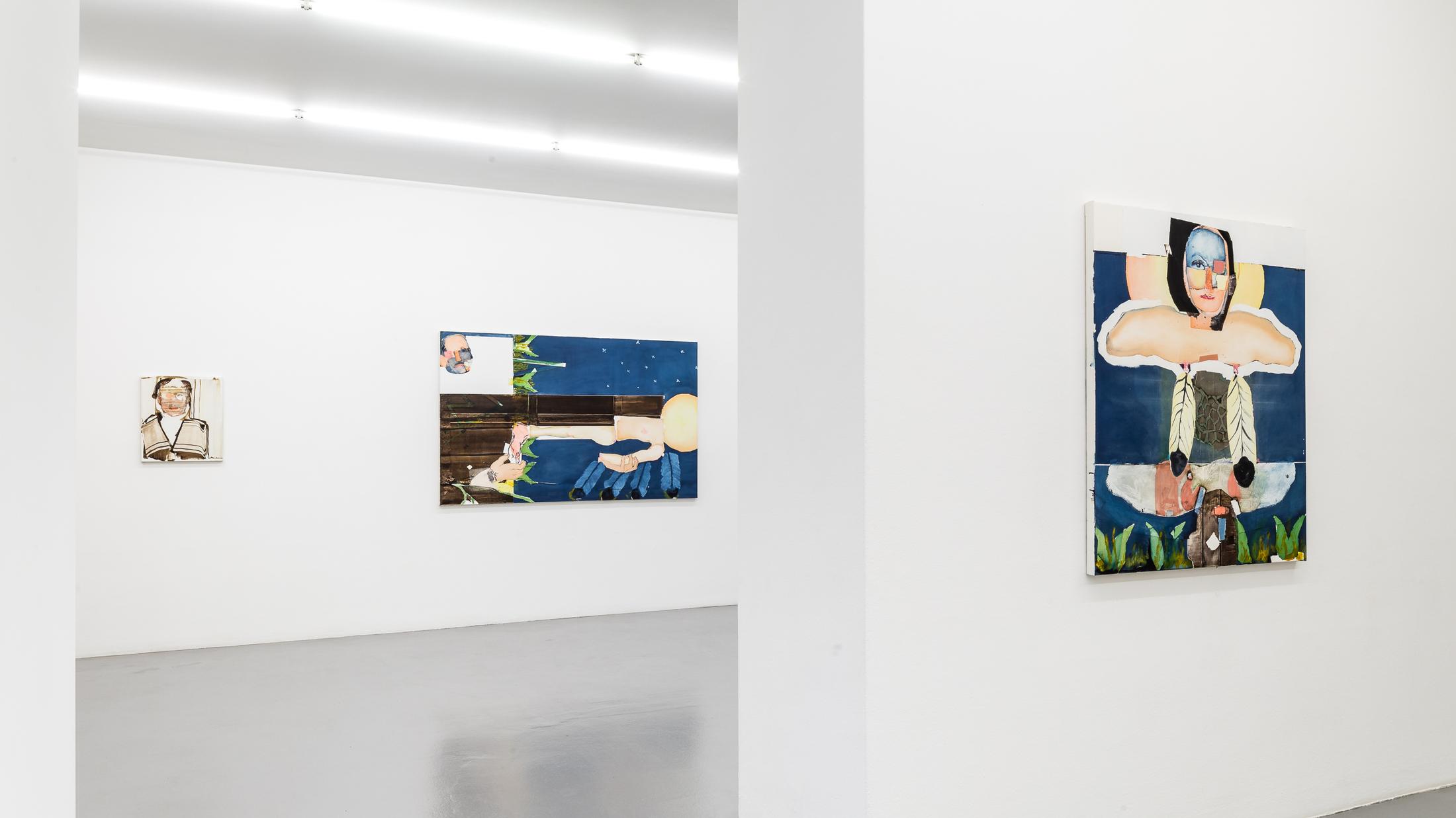 Exhibition View Magnus Plessen Soloshow at Mai 36, Zurich, 2019 / © Magnus Plessen / Courtesy: Mai 36 Galerie, Zurich