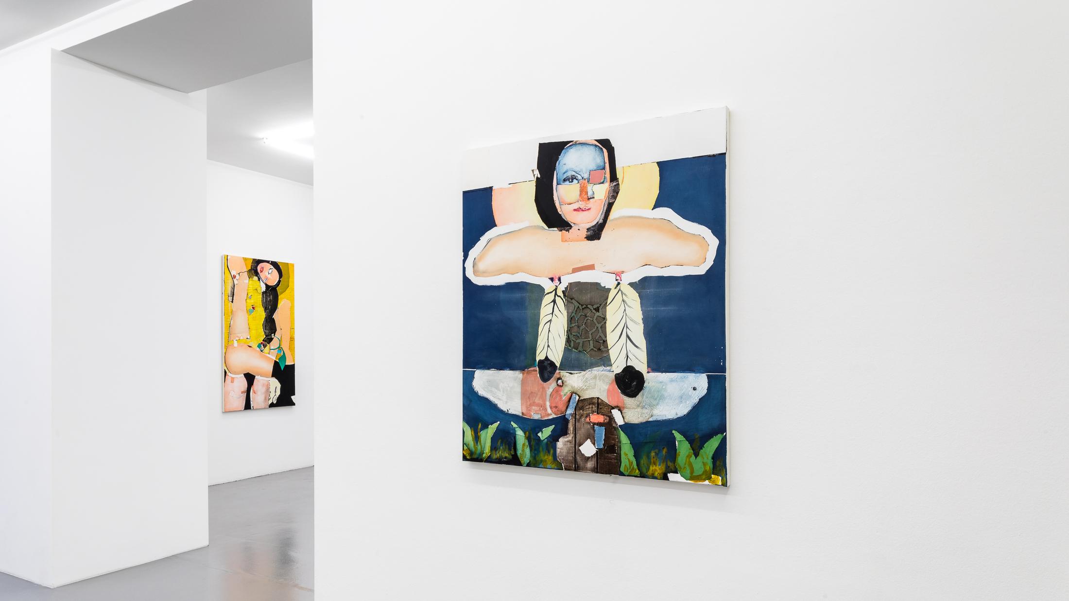 Exhibition View Magnus Plessen Soloshow at Mai 36, Zurich, 2019 / © Magnus Plessen / Courtesy: Mai 36 Galerie, Zurich