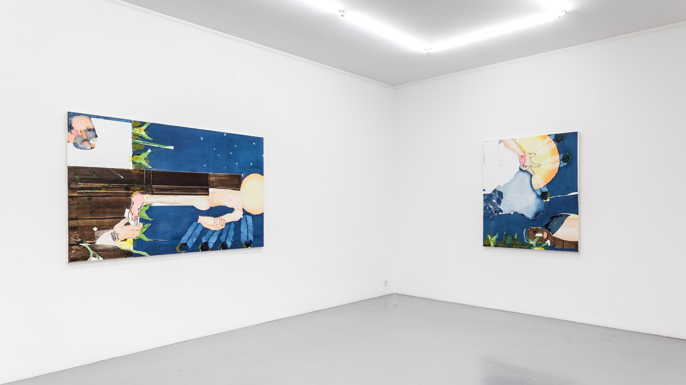 Exhibition View Magnus Plessen Soloshow at Mai 36, Zurich, 2019 / © Magnus Plessen / Courtesy: Mai 36 Galerie, Zurich