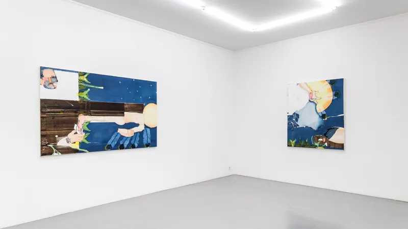 Exhibition View Magnus Plessen Soloshow at Mai 36, Zurich, 2019 / © Magnus Plessen / Courtesy: Mai 36 Galerie, Zurich