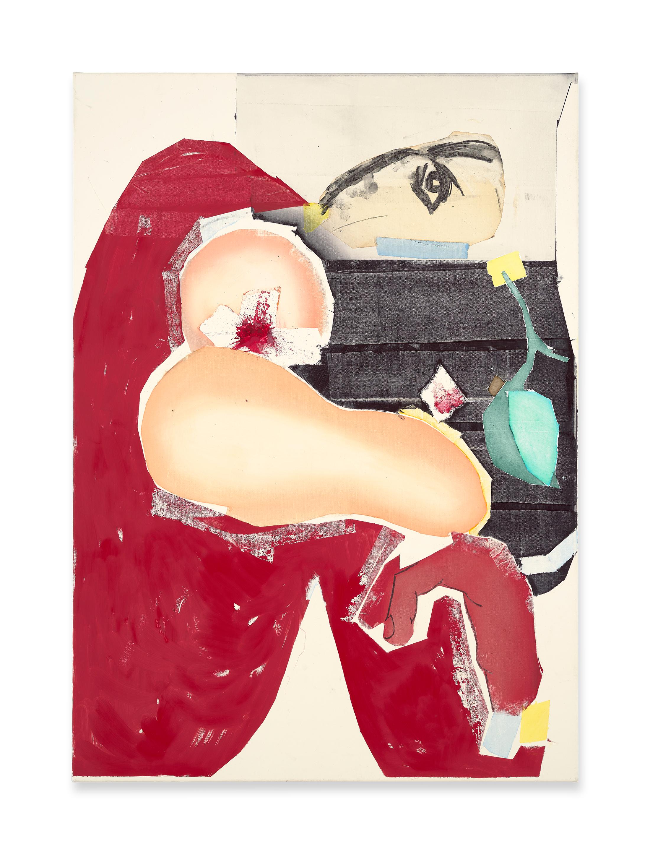 Exhibition View Magnus Plessen Soloshow (view on Untitled (50), 2018) at Mai 36, Zurich, 2019 / © Magnus Plessen / Courtesy: Mai 36 Galerie, Zurich