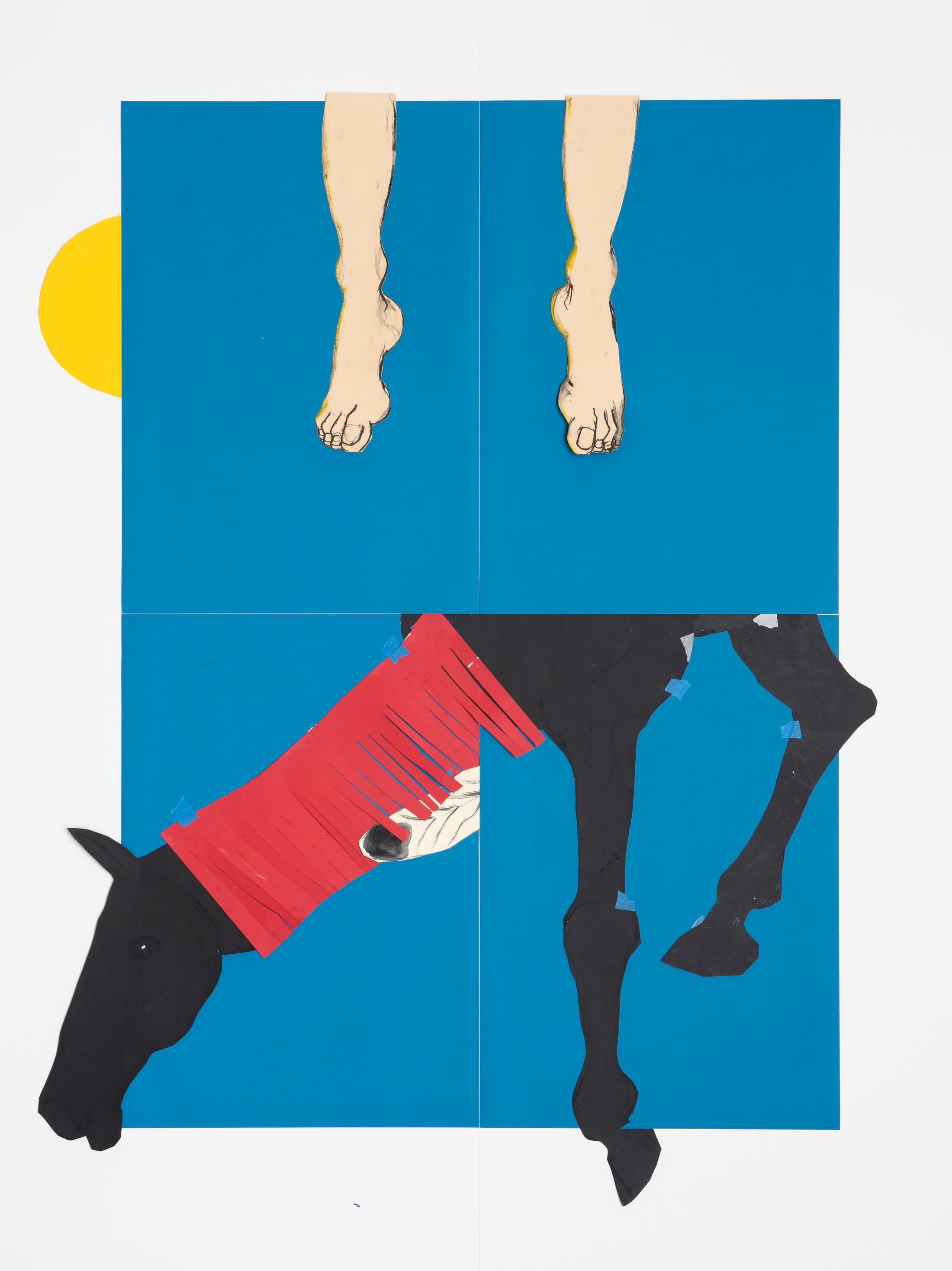 Exhibition View Magnus Plessen Soloshow (view on Levitation, 2019) at Mai 36, Zurich, 2019 / © Magnus Plessen / Courtesy: Mai 36 Galerie, Zurich