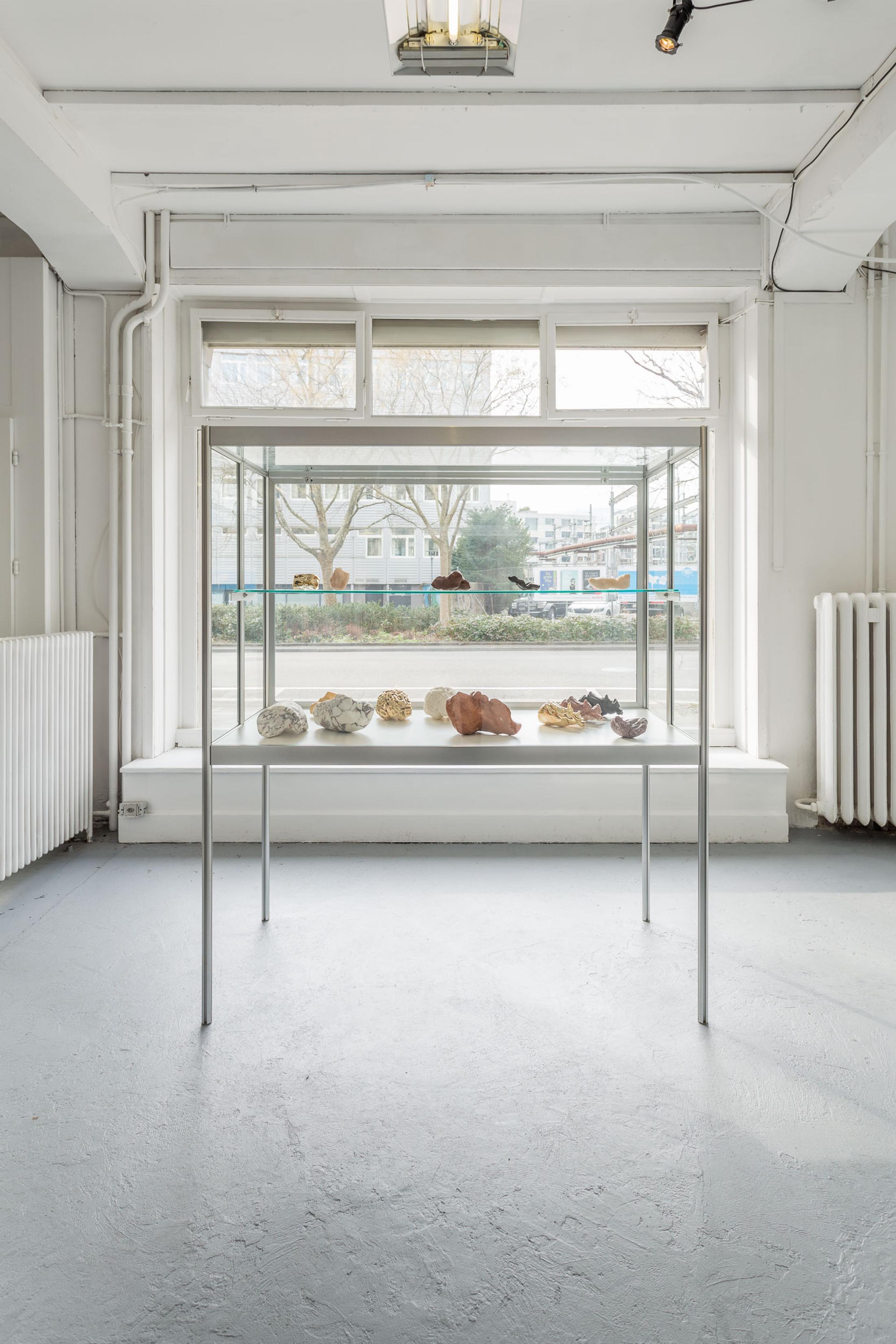 Installation View Mélodie Mousset "Organs, 2015" at Last Tango / Courtesy: the artists and Last Tango / Photo: Kilian Bannwart