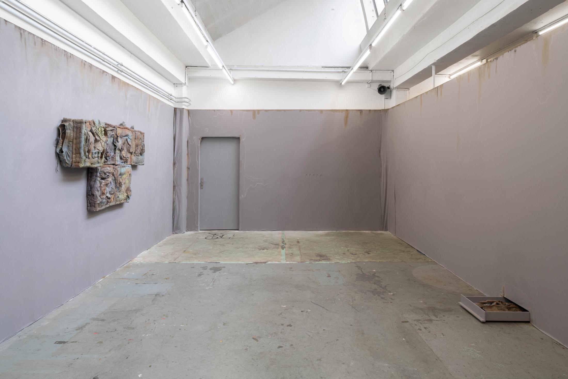 Exhibition View Manon Wertenbroek Solo Show «S(k)ins» at Toxi, Zurich, 2022 / Photo: Flavio Karrer / Courtesy: the artist and Toxi, Zurich