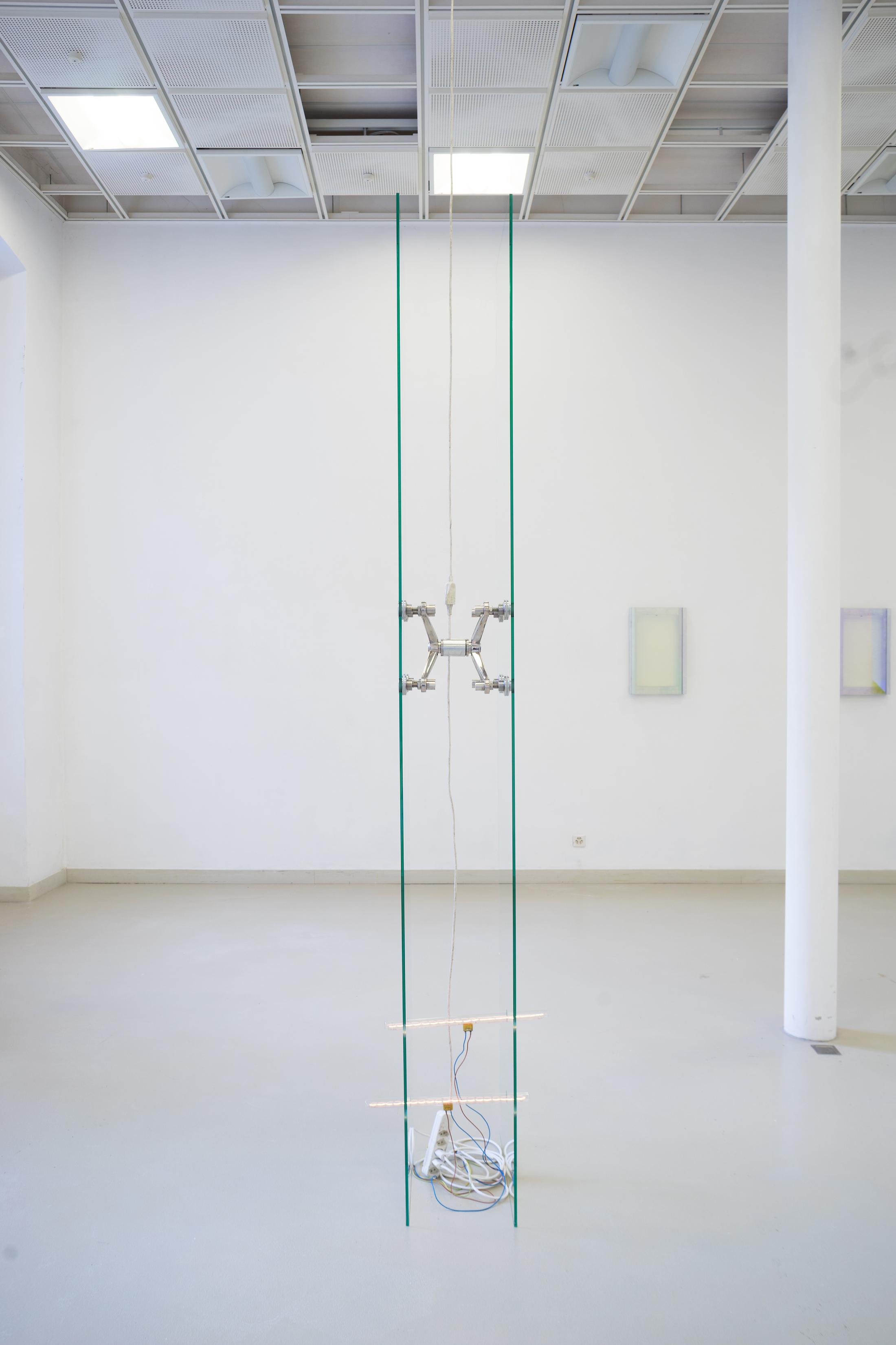 Exhibition View Manuel Burgener Soloshow «Disbelief; view on Untitled 1, 2019» at EAC Les Halles, Porrentruy, 2019 / Courtesy: the artist and EAC Les Halles