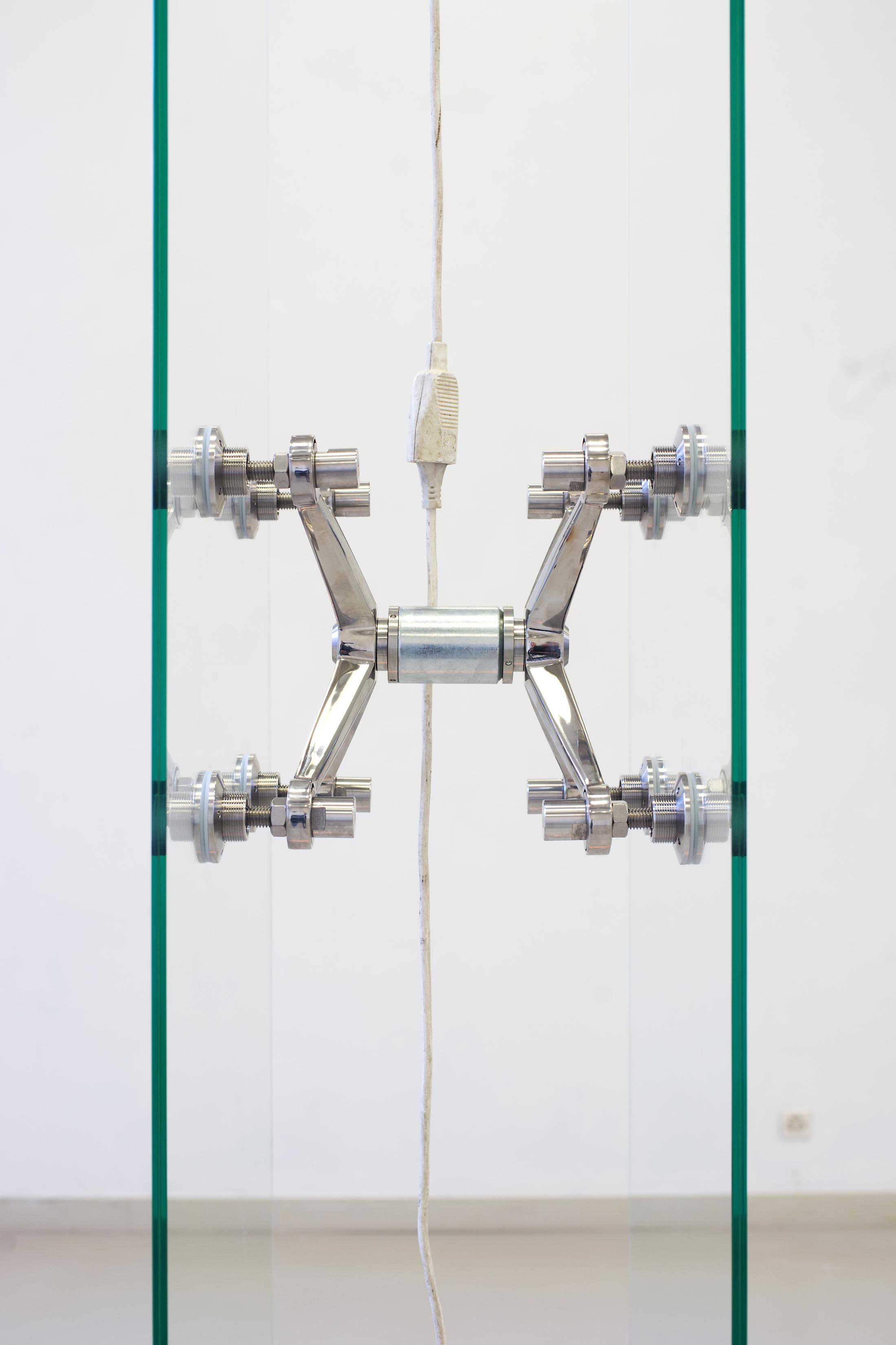 Exhibition View Manuel Burgener Soloshow «Disbelief; view on Untitled 1, 2019 (detail)» at EAC Les Halles, Porrentruy, 2019 / Courtesy: the artist and EAC Les Halles