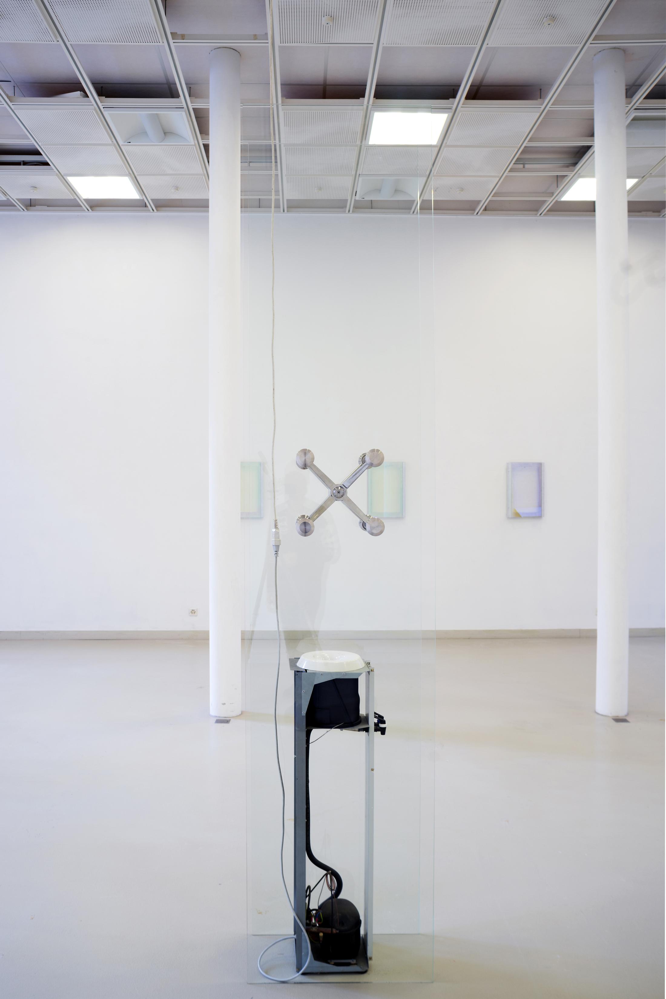 Exhibition View Manuel Burgener Soloshow «Disbelief; view on Untitled 2, 2019» at EAC Les Halles, Porrentruy, 2019 / Courtesy: the artist and EAC Les Halles