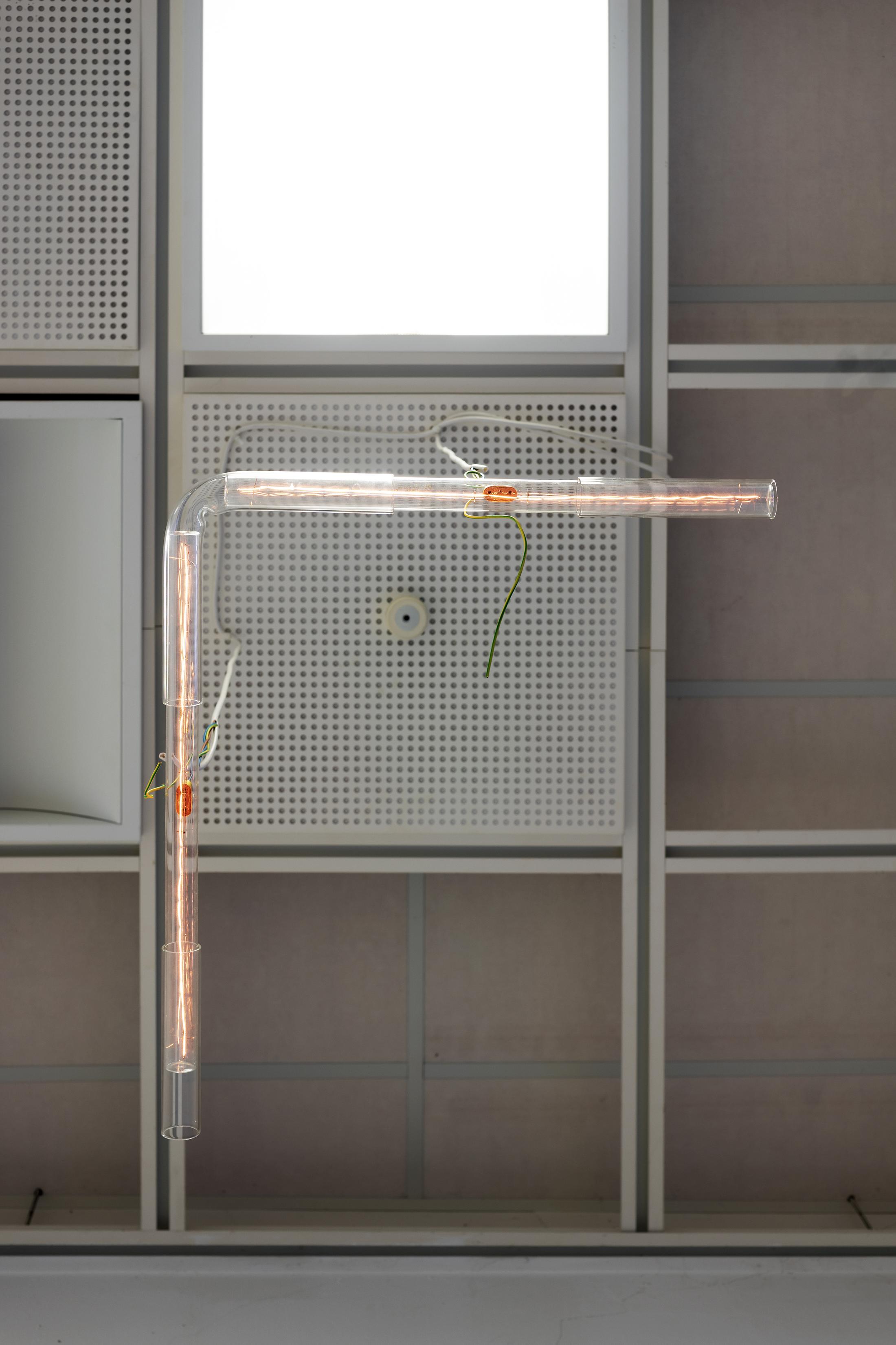 Exhibition View Manuel Burgener Soloshow «Disbelief; view on Untitled, 2019» at EAC Les Halles, Porrentruy, 2019 / Courtesy: the artist and EAC Les Halles