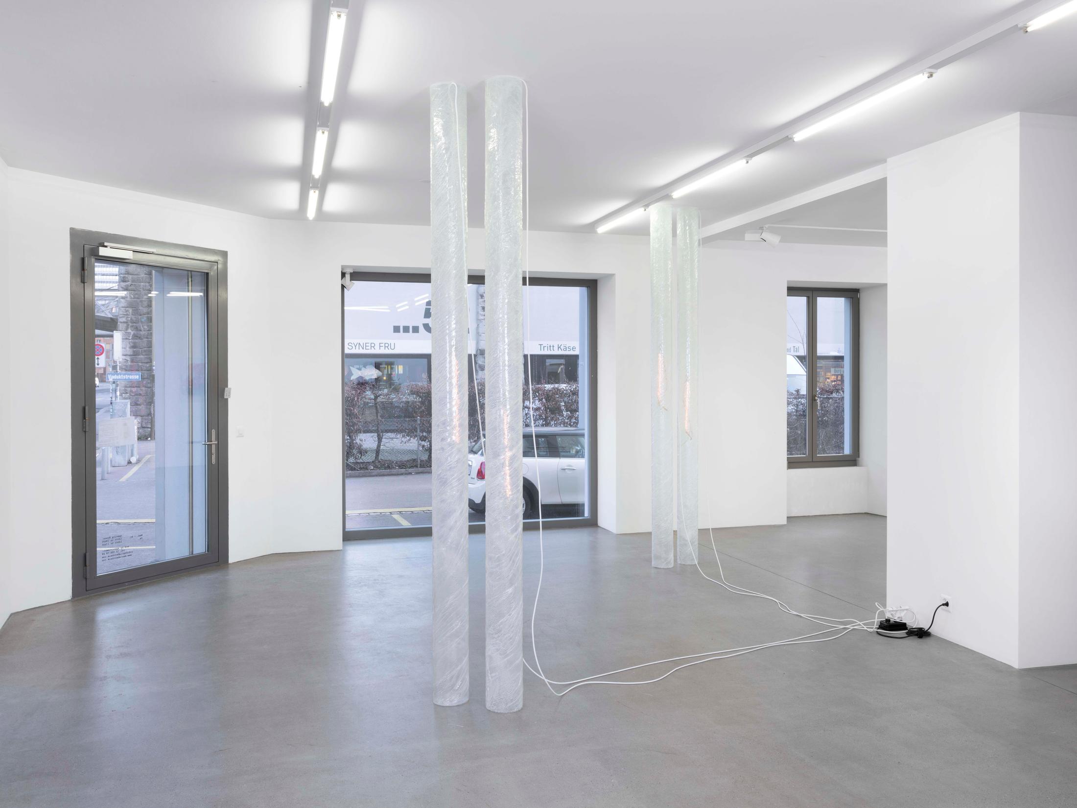 Exhibition View Manuel Burgener Soloshow «Interlude» at Galerie Maria Bernheim, Zurich, 2019 / Photo: Julien Gremaud / Courtesy: the artist and the gallery