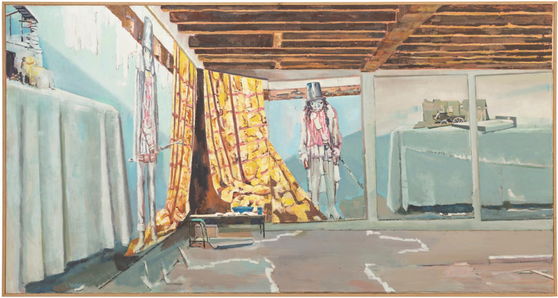 Exhibition View Marc-Antoine Fehr Soloshow «Les Adieux; view on Le Grenier, 2019» at Galerie Peter Kilchmann, Zurich, 2019 / Photo: Sebastian Schaub / Courtesy: the artist and Galerie Peter Kilchmann