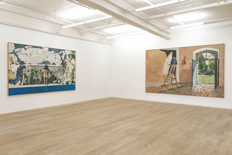 Exhibition View Marc-Antoine Fehr Soloshow «Les Adieux» at Galerie Peter Kilchmann, Zurich, 2019 / Photo: Sebastian Schaub / Courtesy: the artist and Galerie Peter Kilchmann