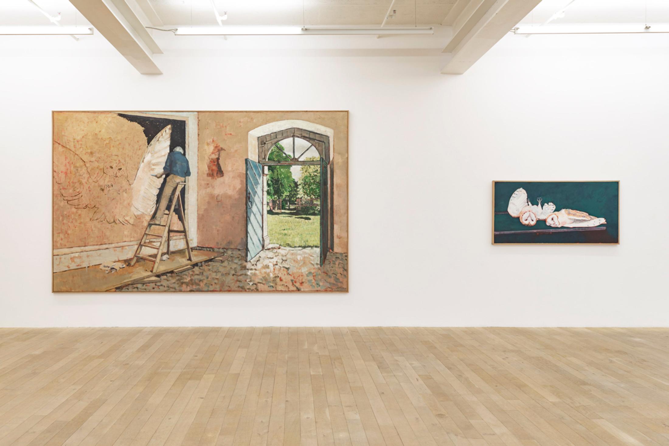 Exhibition View Marc-Antoine Fehr Soloshow «Les Adieux» at Galerie Peter Kilchmann, Zurich, 2019 / Photo: Sebastian Schaub / Courtesy: the artist and Galerie Peter Kilchmann