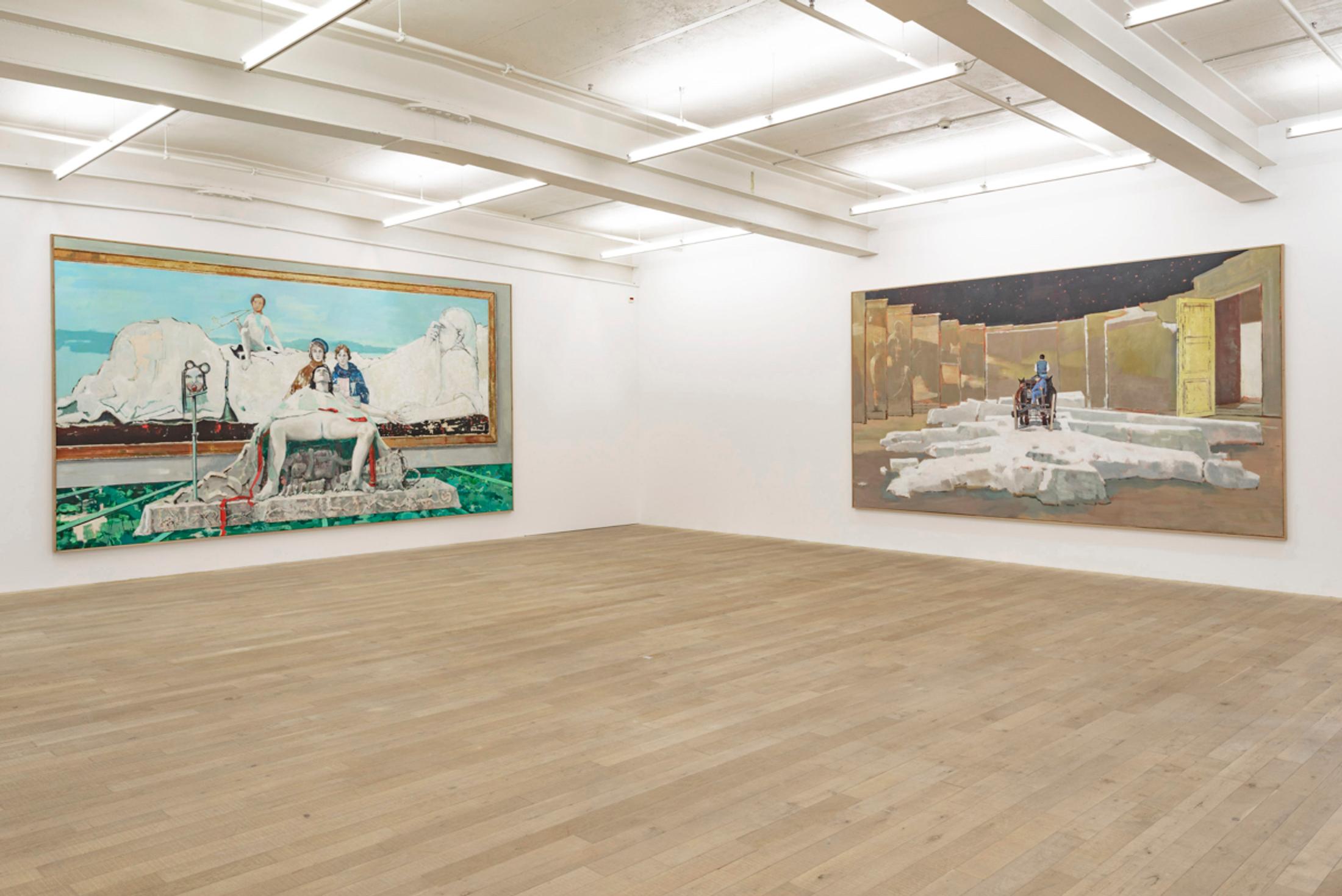 Exhibition View Marc-Antoine Fehr Soloshow «Les Adieux» at Galerie Peter Kilchmann, Zurich, 2019 / Photo: Sebastian Schaub / Courtesy: the artist and Galerie Peter Kilchmann