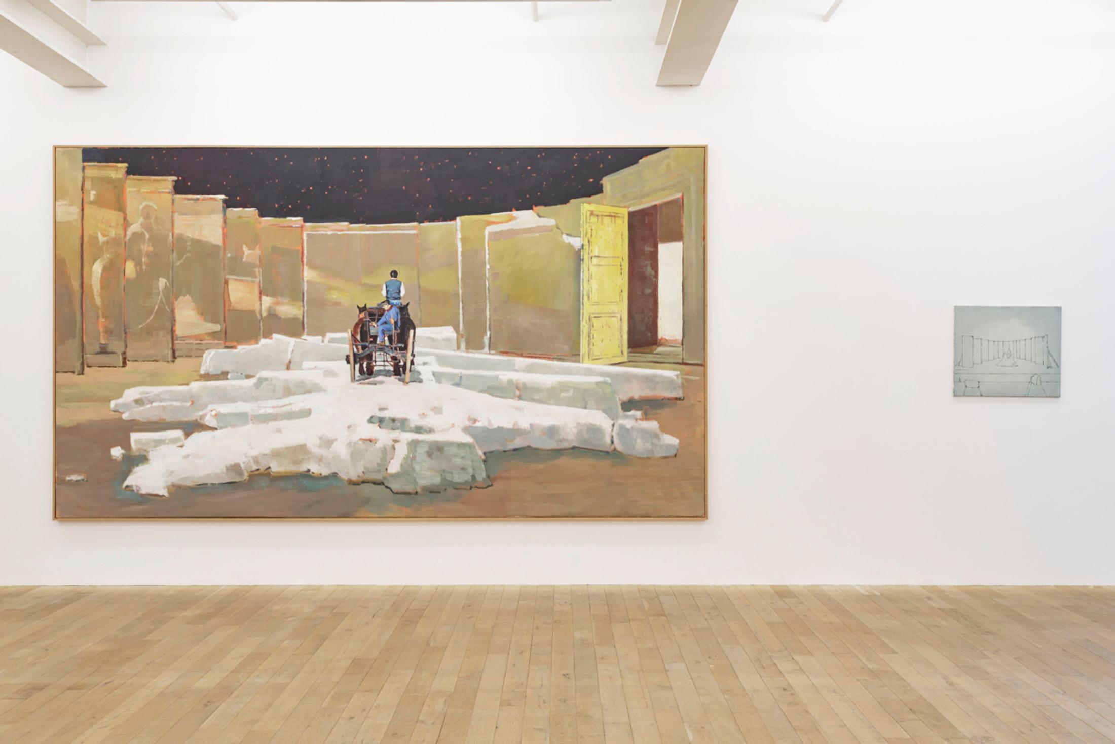 Exhibition View Marc-Antoine Fehr Soloshow «Les Adieux» at Galerie Peter Kilchmann, Zurich, 2019 / Photo: Sebastian Schaub / Courtesy: the artist and Galerie Peter Kilchmann