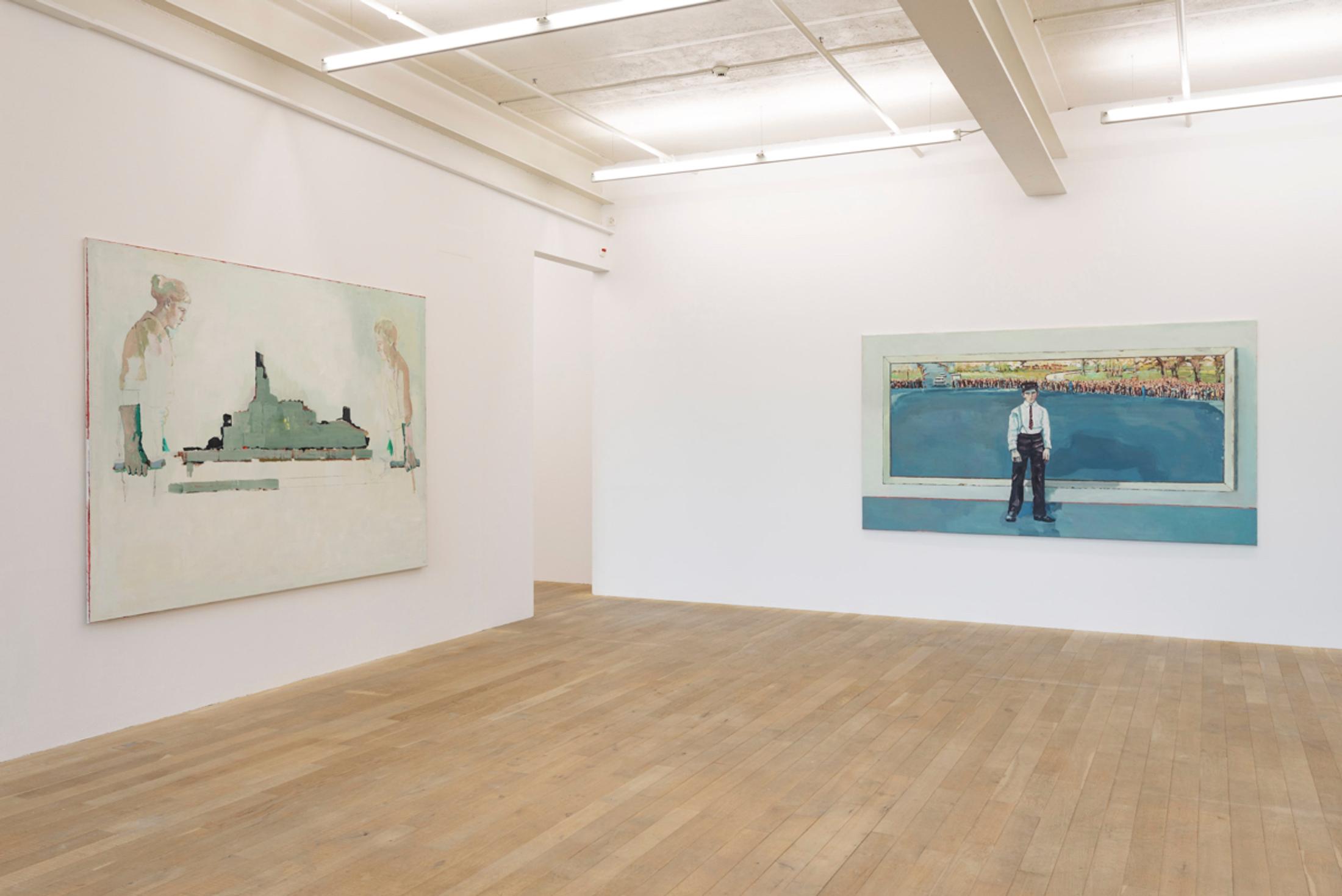 Exhibition View Marc-Antoine Fehr Soloshow «Les Adieux» at Galerie Peter Kilchmann, Zurich, 2019 / Photo: Sebastian Schaub / Courtesy: the artist and Galerie Peter Kilchmann