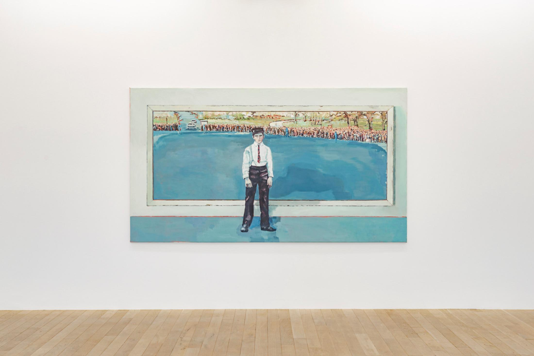 Exhibition View Marc-Antoine Fehr Soloshow «Les Adieux; Une histoire américaine, 2018» at Galerie Peter Kilchmann, Zurich, 2019 / Photo: Sebastian Schaub / Courtesy: the artist and Galerie Peter Kilchmann