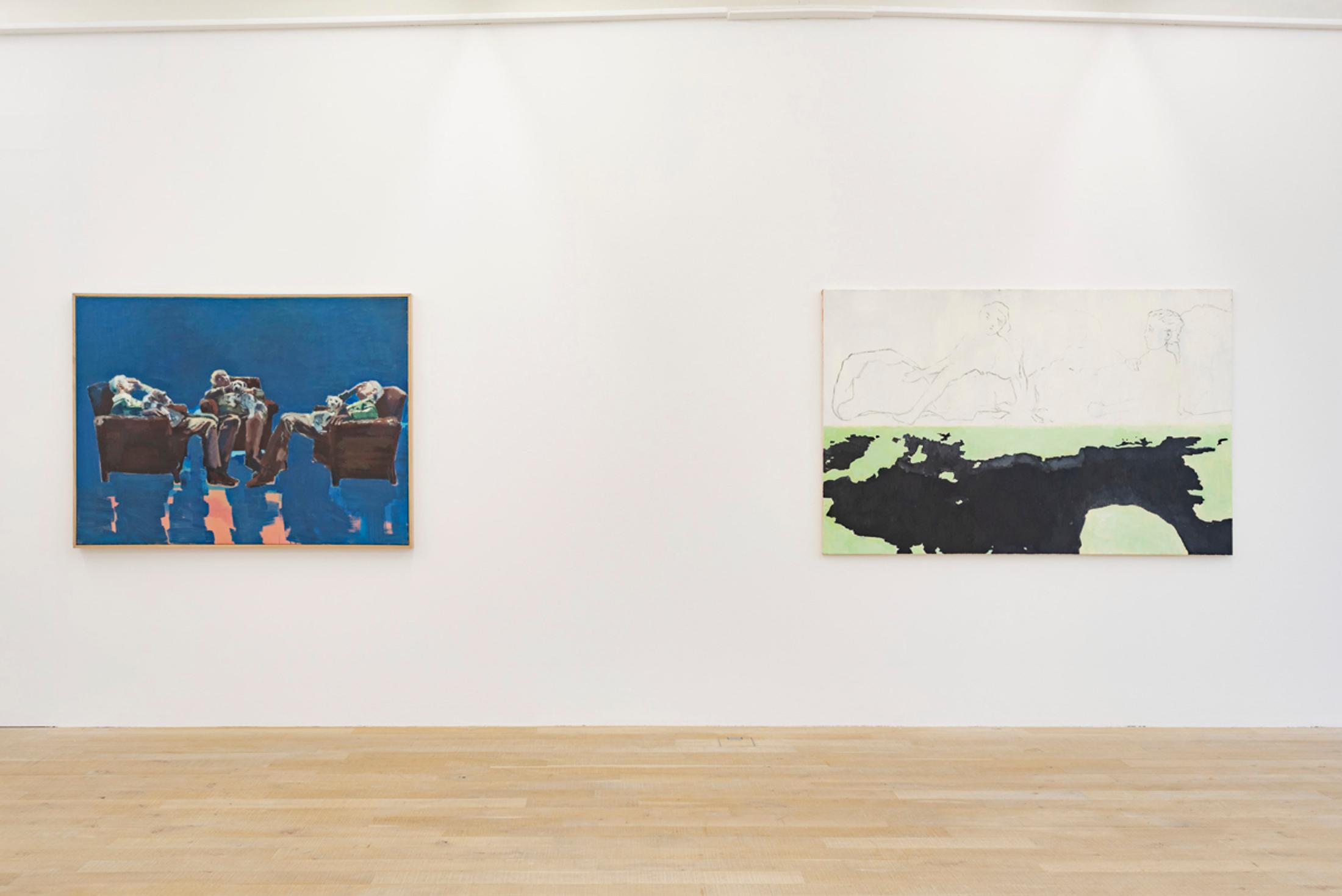 Exhibition View Marc-Antoine Fehr Soloshow «Les Adieux» at Galerie Peter Kilchmann, Zurich, 2019 / Photo: Sebastian Schaub / Courtesy: the artist and Galerie Peter Kilchmann