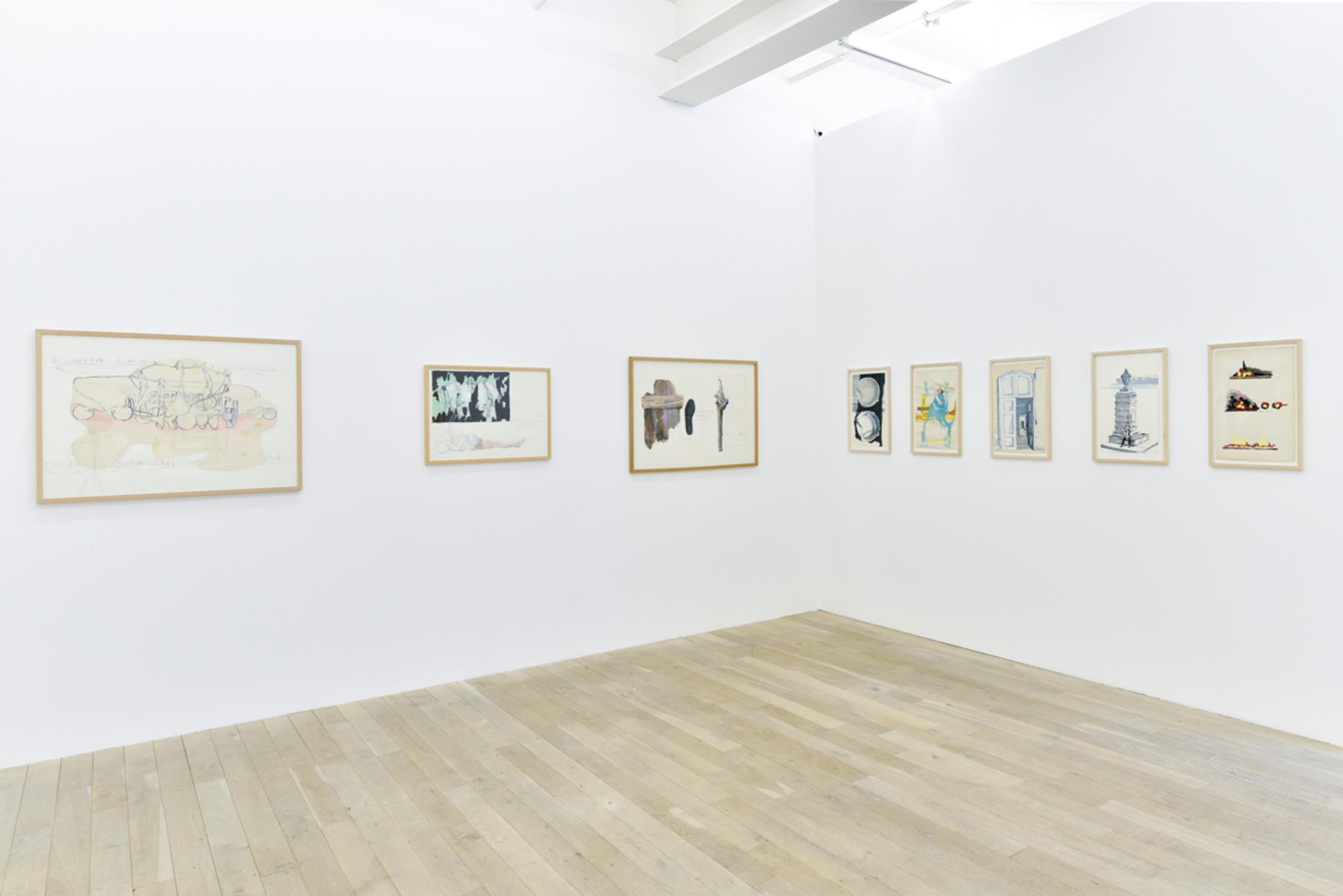 Exhibition View Marc-Antoine Fehr Soloshow «Les Adieux» at Galerie Peter Kilchmann, Zurich, 2019 / Photo: Sebastian Schaub / Courtesy: the artist and Galerie Peter Kilchmann