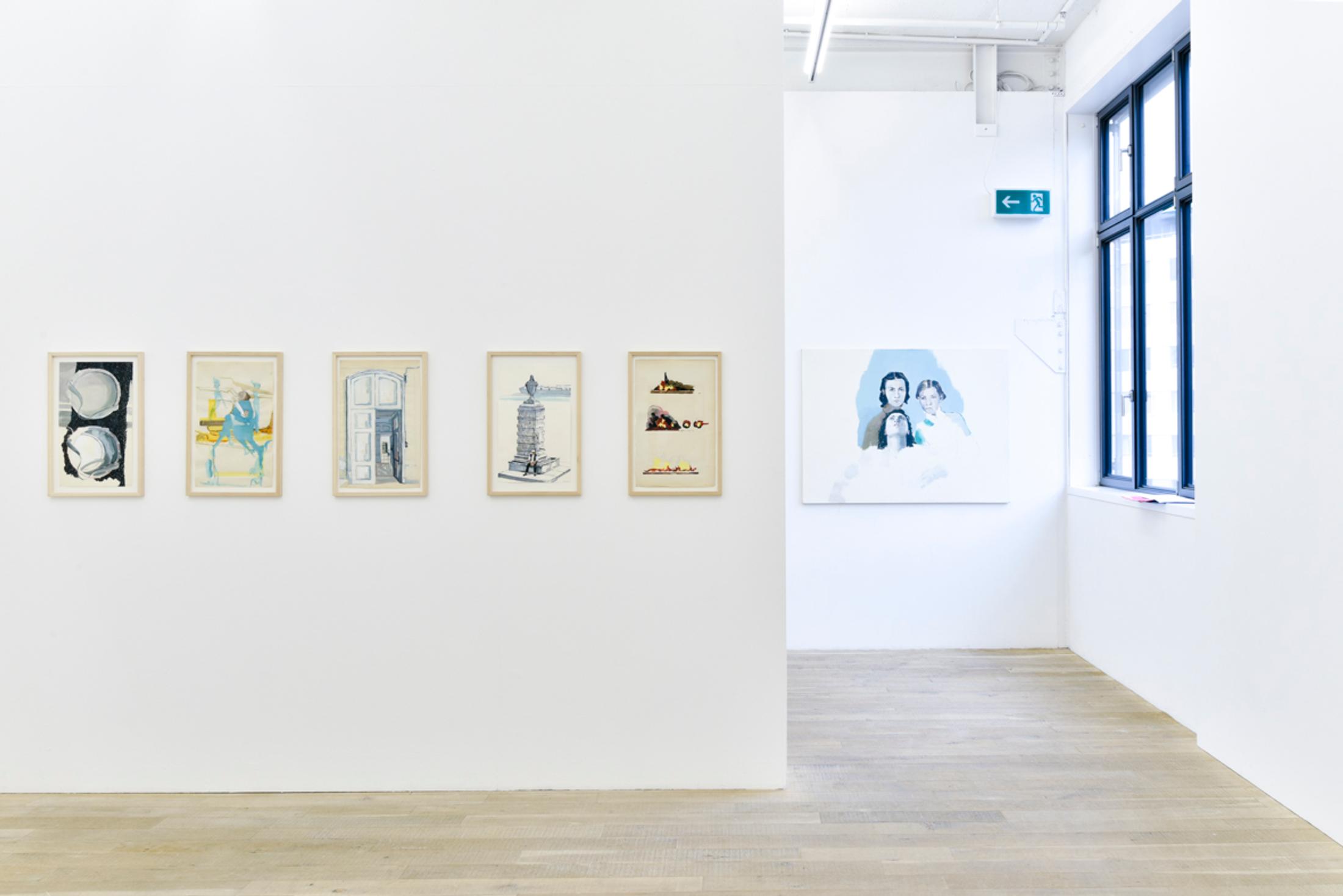 Exhibition View Marc-Antoine Fehr Soloshow «Les Adieux» at Galerie Peter Kilchmann, Zurich, 2019 / Photo: Sebastian Schaub / Courtesy: the artist and Galerie Peter Kilchmann