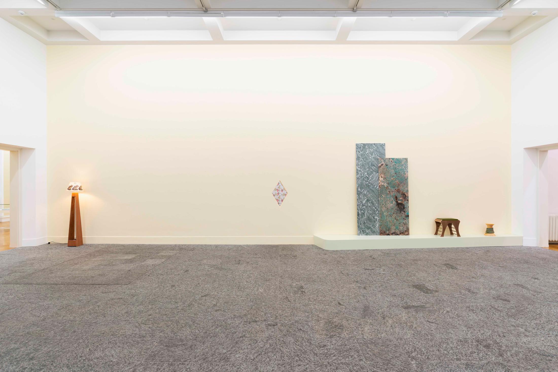 Exhibition View Marc Camille Chaimowicz Soloshow «Dear Valérie…» at Kunsthalle Bern, Bern, 2020 / Photo: Gunnar Meier / Courtesy: the artist and Kunsthalle Bern