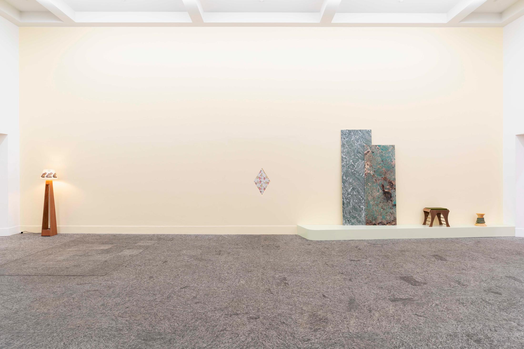 Exhibition View Marc Camille Chaimowicz Soloshow «Dear Valérie…» at Kunsthalle Bern, Bern, 2020 / Photo: Gunnar Meier / Courtesy: the artist and Kunsthalle Bern
