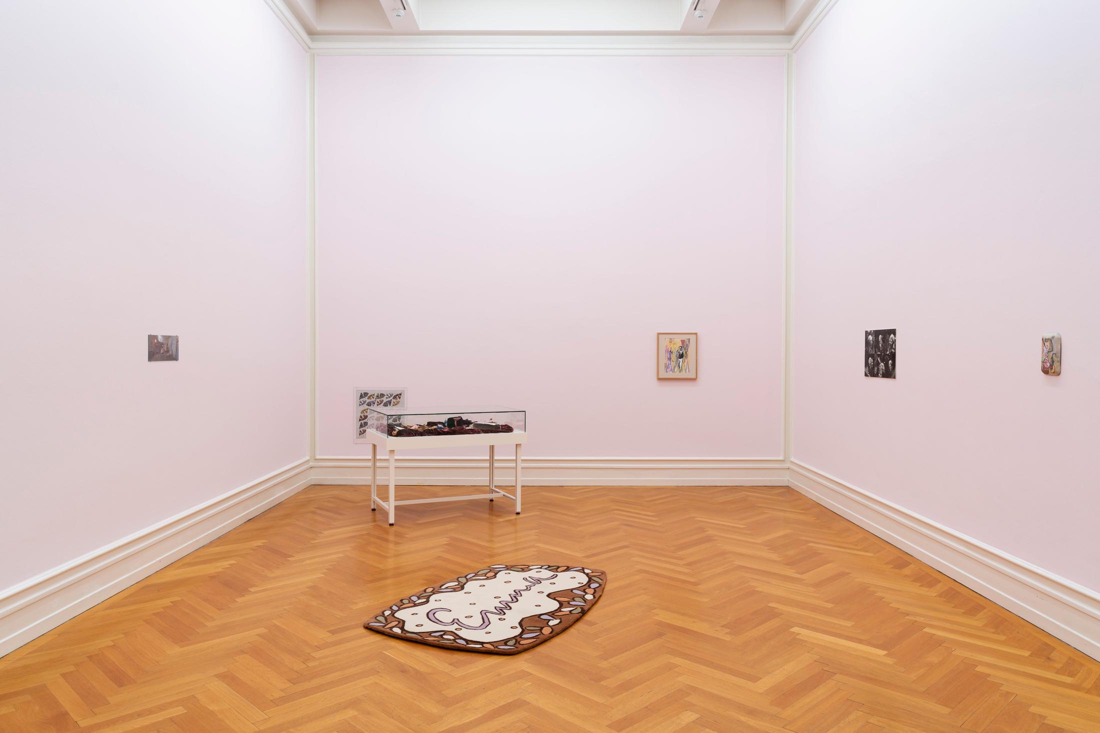 Exhibition View Marc Camille Chaimowicz Soloshow «Dear Valérie…» at Kunsthalle Bern, Bern, 2020 / Photo: Gunnar Meier / Courtesy: the artist and Kunsthalle Bern