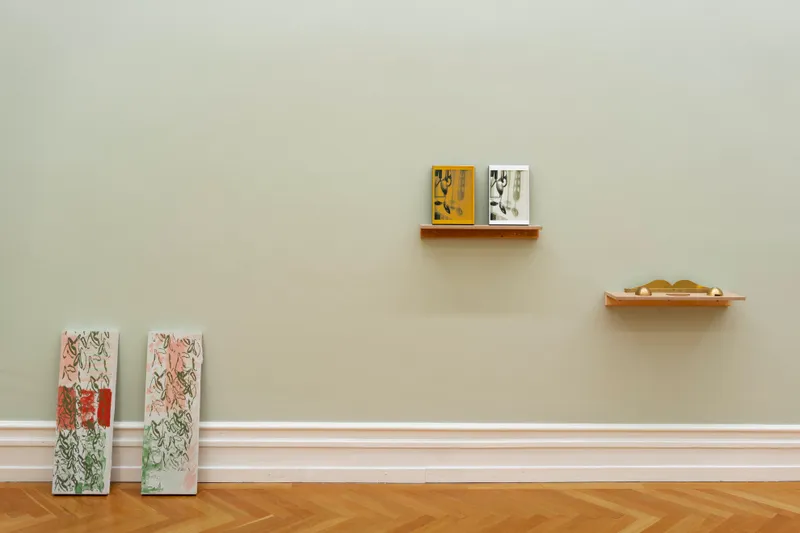 Exhibition View Marc Camille Chaimowicz Soloshow «Dear Valérie…» at Kunsthalle Bern, Bern, 2020 / Photo: Gunnar Meier / Courtesy: the artist and Kunsthalle Bern