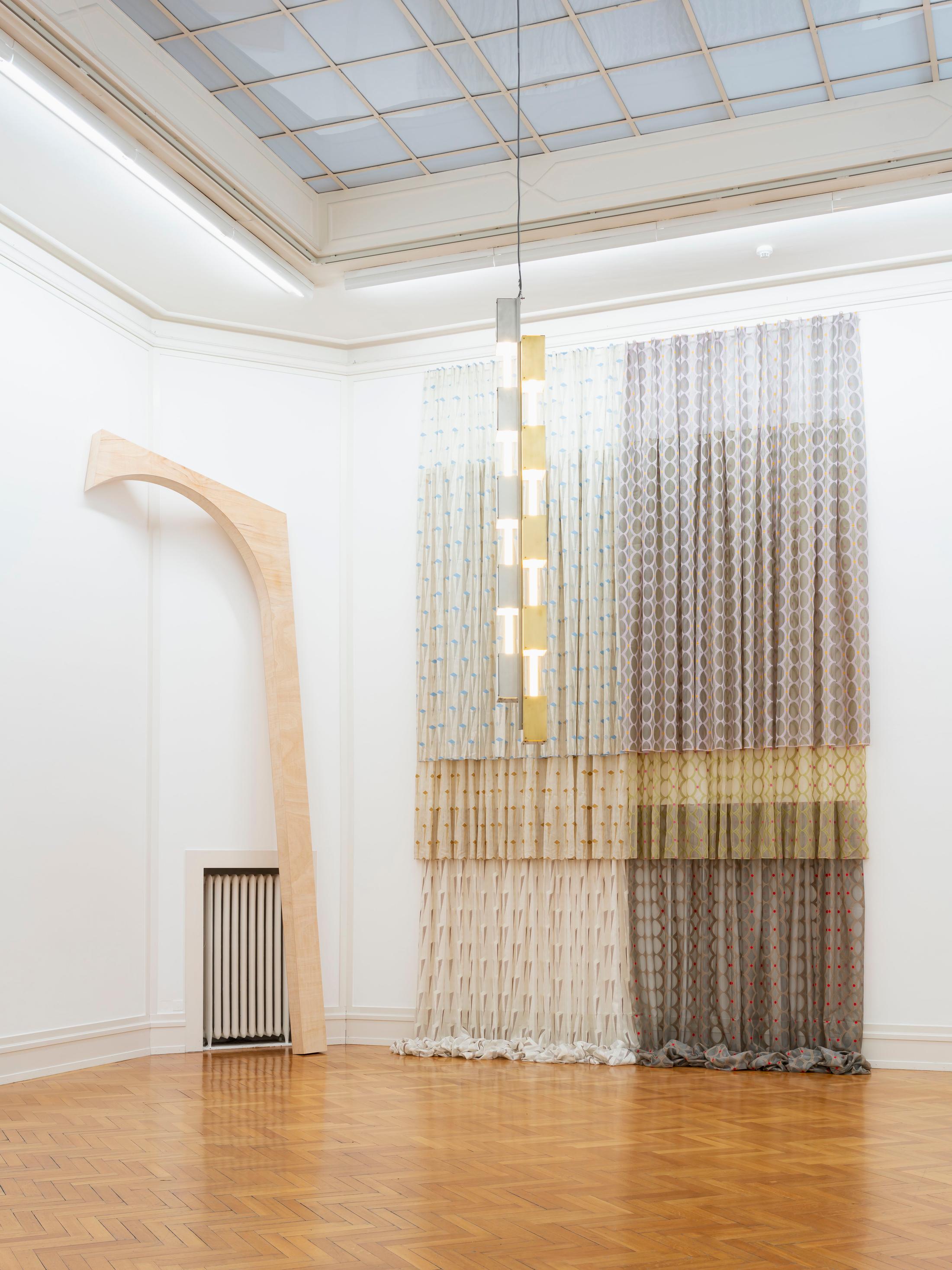 Exhibition View Marc Camille Chaimowicz Soloshow «Dear Valérie…» at Kunsthalle Bern, Bern, 2020 / Photo: Gunnar Meier / Courtesy: the artist and Kunsthalle Bern