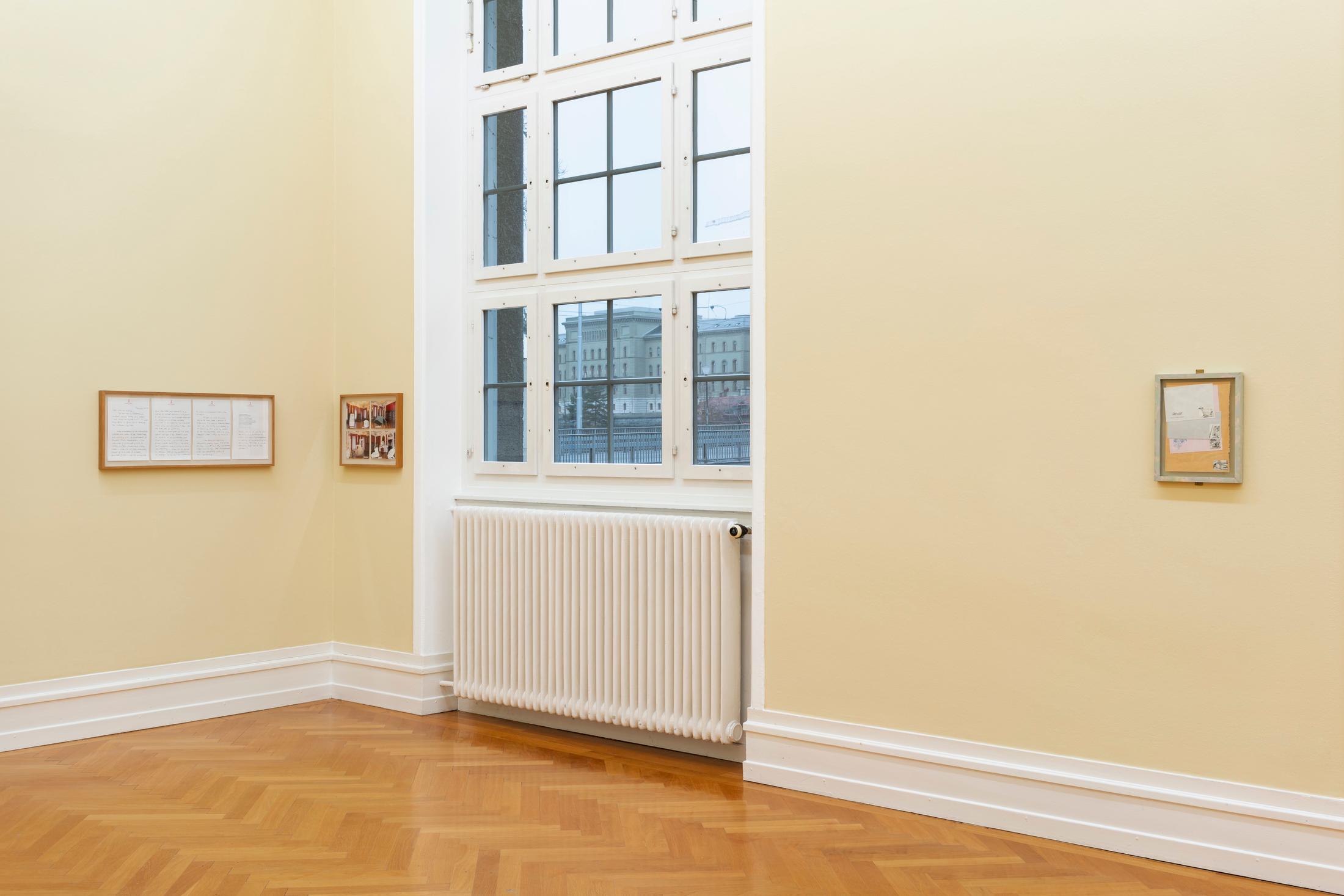 Exhibition View Marc Camille Chaimowicz Soloshow «Dear Valérie…» at Kunsthalle Bern, Bern, 2020 / Photo: Gunnar Meier / Courtesy: the artist and Kunsthalle Bern