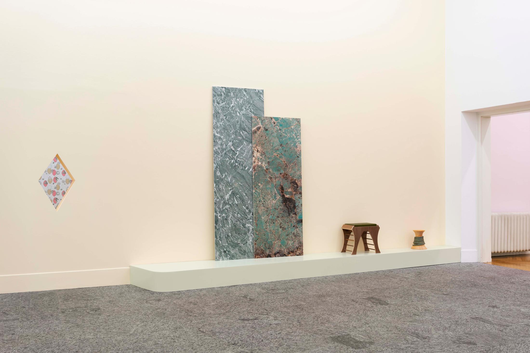 Exhibition View Marc Camille Chaimowicz Soloshow «Dear Valérie…» at Kunsthalle Bern, Bern, 2020 / Photo: Gunnar Meier / Courtesy: the artist and Kunsthalle Bern