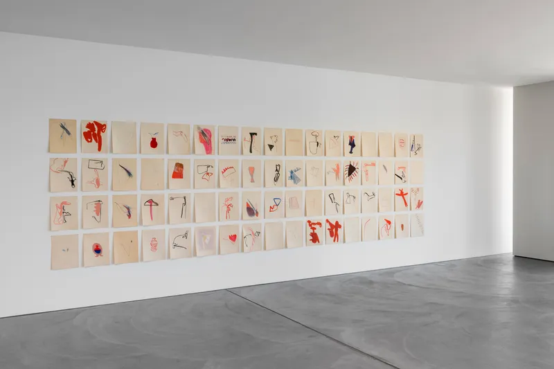 Exhibitioin View Marianne Eigenheer Soloshow at von Bartha, Basel, 2019 / Photo: Ben Köchlin / Courtesy: Marianne Eigenheer Estate and von Bartha