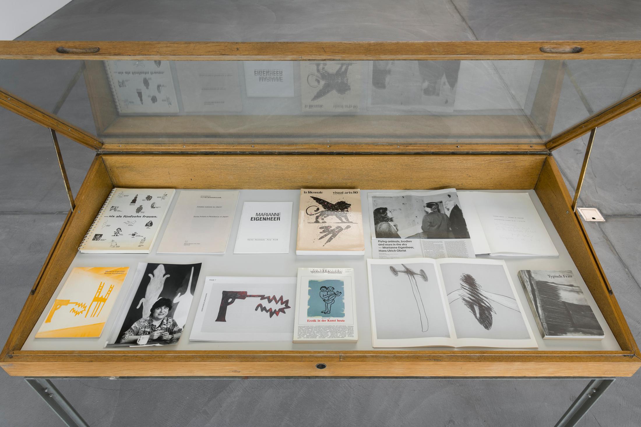 Exhibitioin View Marianne Eigenheer Soloshow at von Bartha, Basel, 2019 / Photo: Ben Köchlin / Courtesy: Marianne Eigenheer Estate and von Bartha