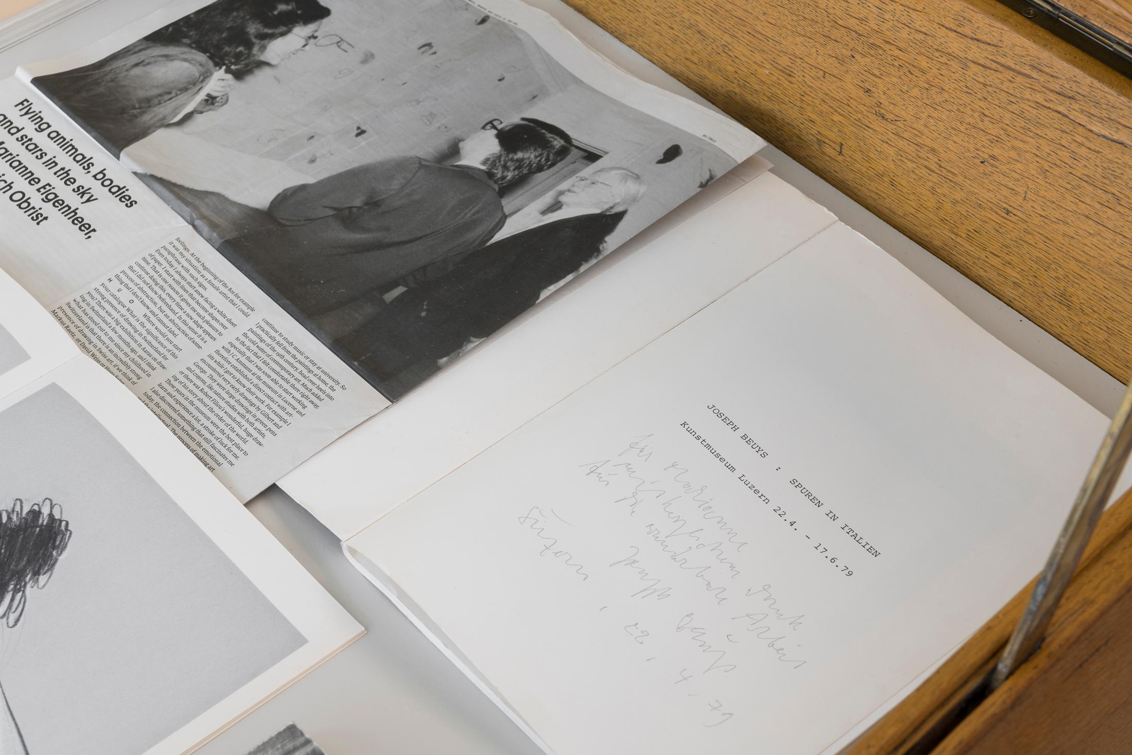 Exhibitioin View Marianne Eigenheer Soloshow at von Bartha, Basel, 2019 / Photo: Ben Köchlin / Courtesy: Marianne Eigenheer Estate and von Bartha