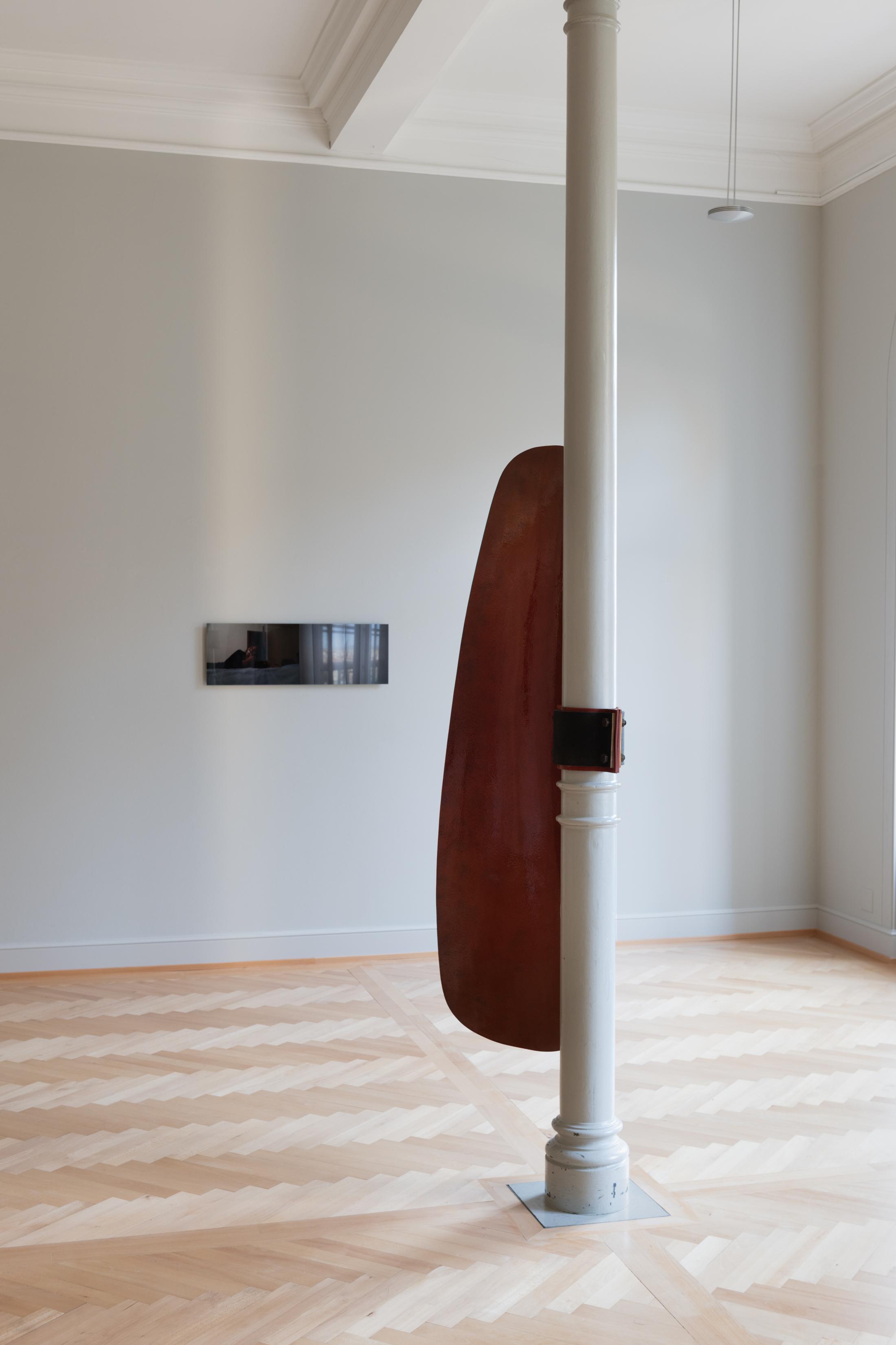 Exhibition View Marie Lund Solo Show «The Falling» at Kunstmuseum St. Gallen, 2021-2022 / Photo: Sebastian Stadler / Courtesy: the artist and Kunstmuseum St. Gallen