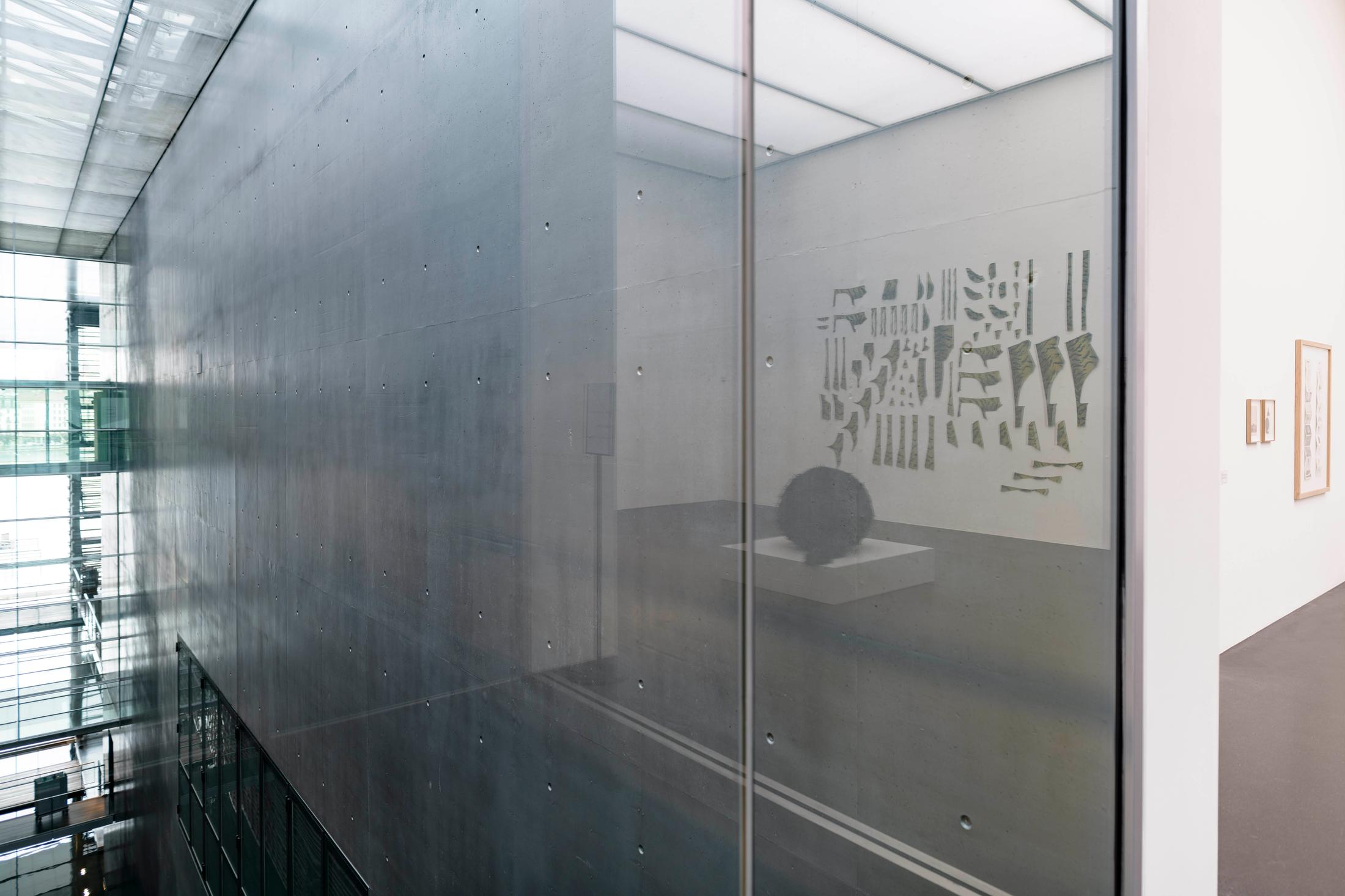 Exhibition View Marion Baruch Soloshow «Retrospektive – innenausseninnen» at Kunstmuseum Luzern, Lucerne, 2020 / Photo: Marc Latzel / Courtesy: the artist and Kunstmuseum Luzern