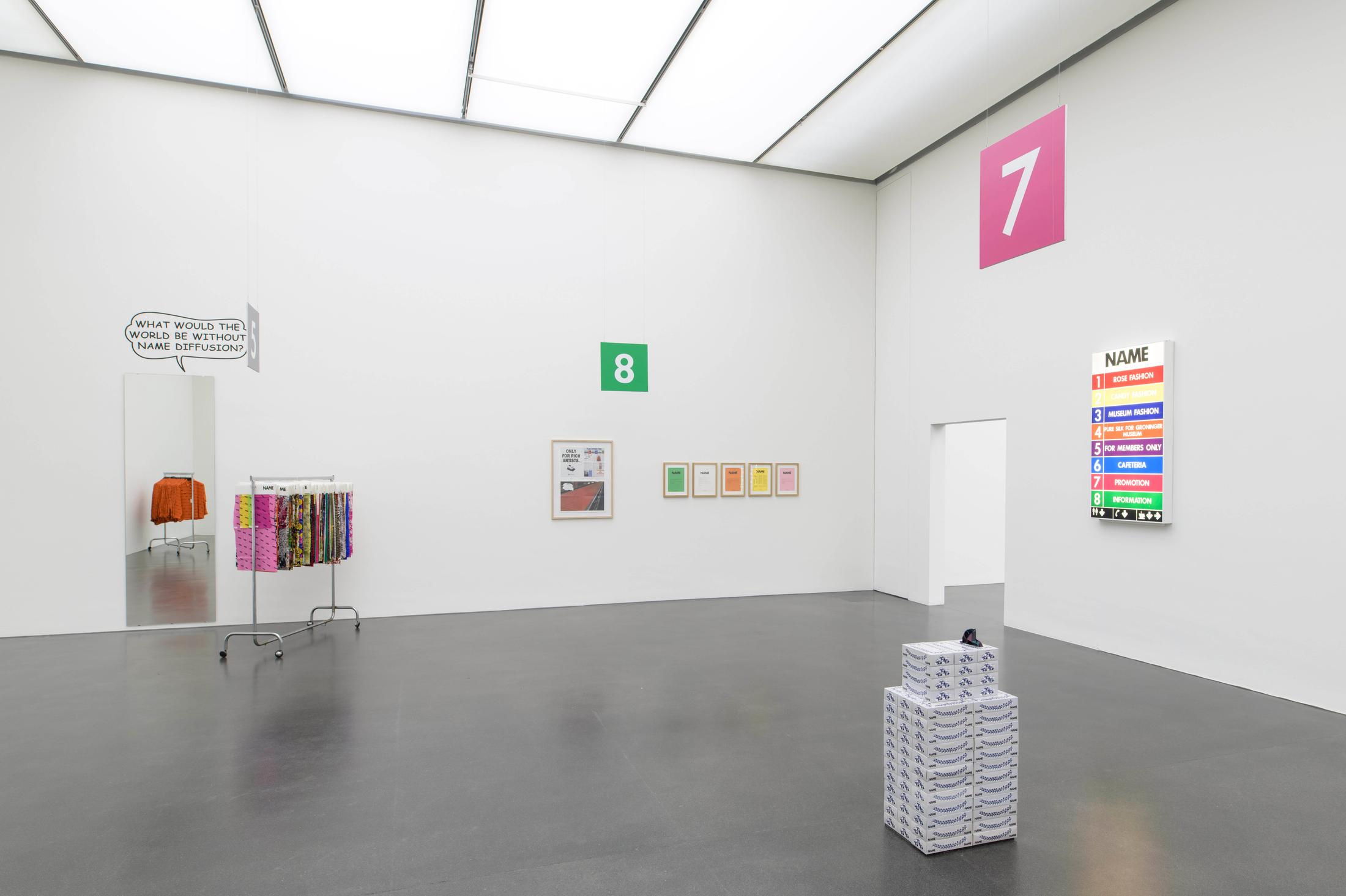 Exhibition View Marion Baruch Soloshow «Retrospektive – innenausseninnen» at Kunstmuseum Luzern, Lucerne, 2020 / Photo: Marc Latzel / Courtesy: the artist and Kunstmuseum Luzern