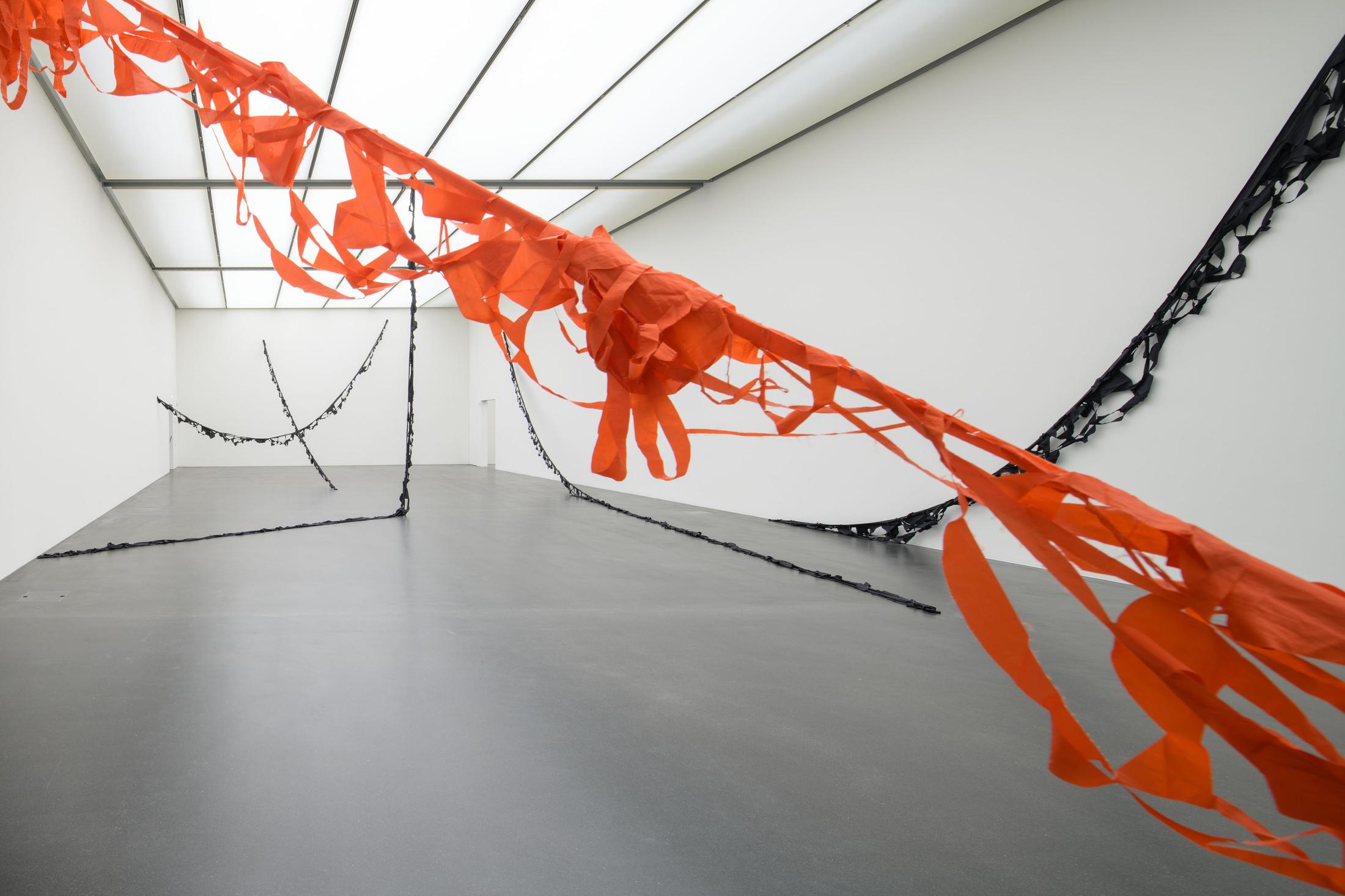 Exhibition View Marion Baruch Soloshow «Retrospektive – innenausseninnen» at Kunstmuseum Luzern, Lucerne, 2020 / Photo: Marc Latzel / Courtesy: the artist and Kunstmuseum Luzern