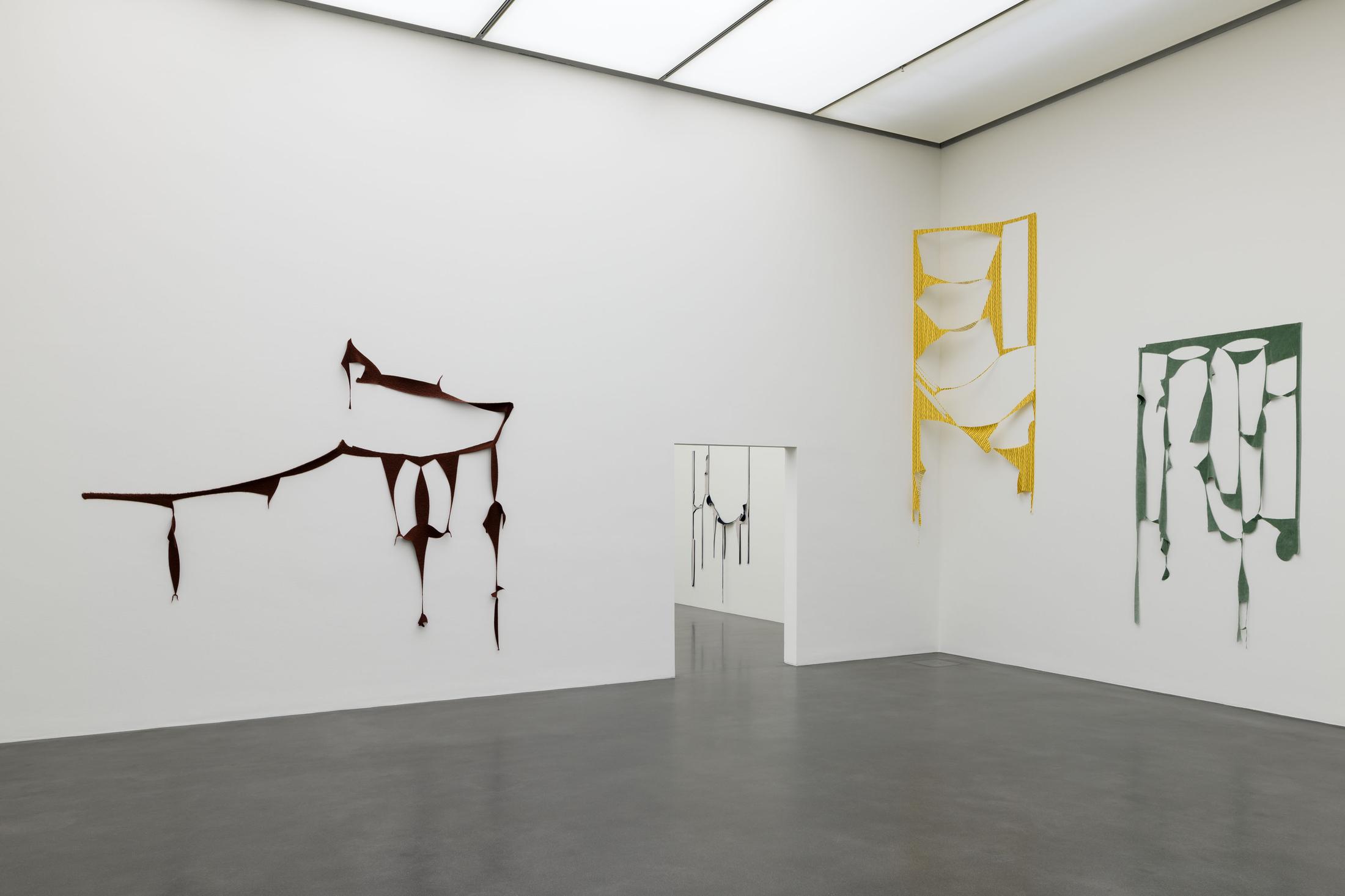 Exhibition View Marion Baruch Soloshow «Retrospektive – innenausseninnen» at Kunstmuseum Luzern, Lucerne, 2020 / Photo: Marc Latzel / Courtesy: the artist and Kunstmuseum Luzern