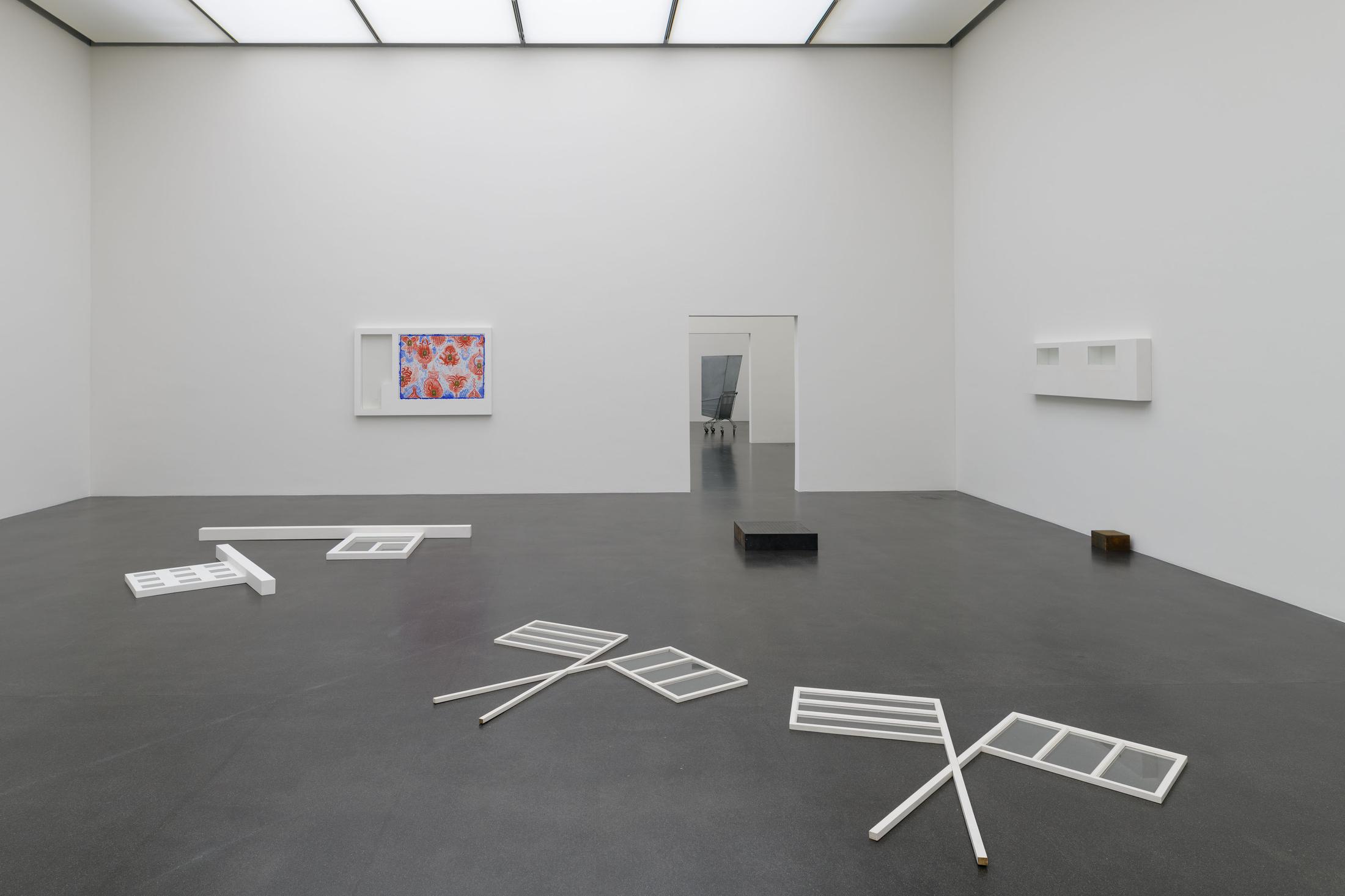 Exhibition View Marion Baruch Soloshow «Retrospektive – innenausseninnen» at Kunstmuseum Luzern, Lucerne, 2020 / Photo: Marc Latzel / Courtesy: the artist and Kunstmuseum Luzern