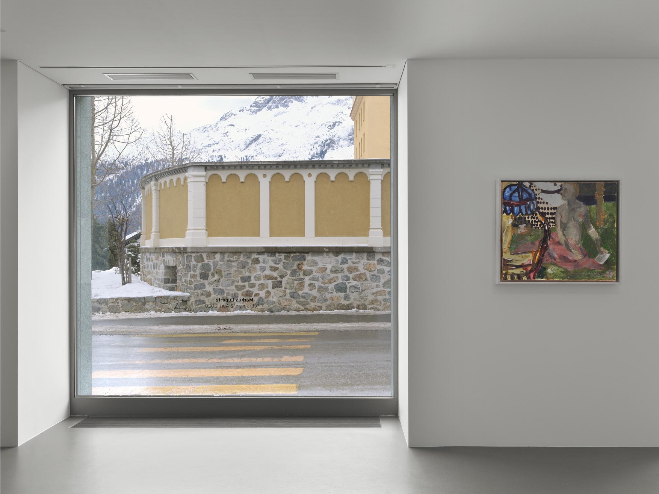 Exhibition View Markus Lüpertz Soloshow (view on Ohne Titel, 2016) at Vito Schnabel Gallery, St. Moritz, 2020 / ©️ VG Bild-Kunst Bonn, 2020 / Photo: Stefan Altenburger / Courtesy: the artist and Vito Schnabel Gallery