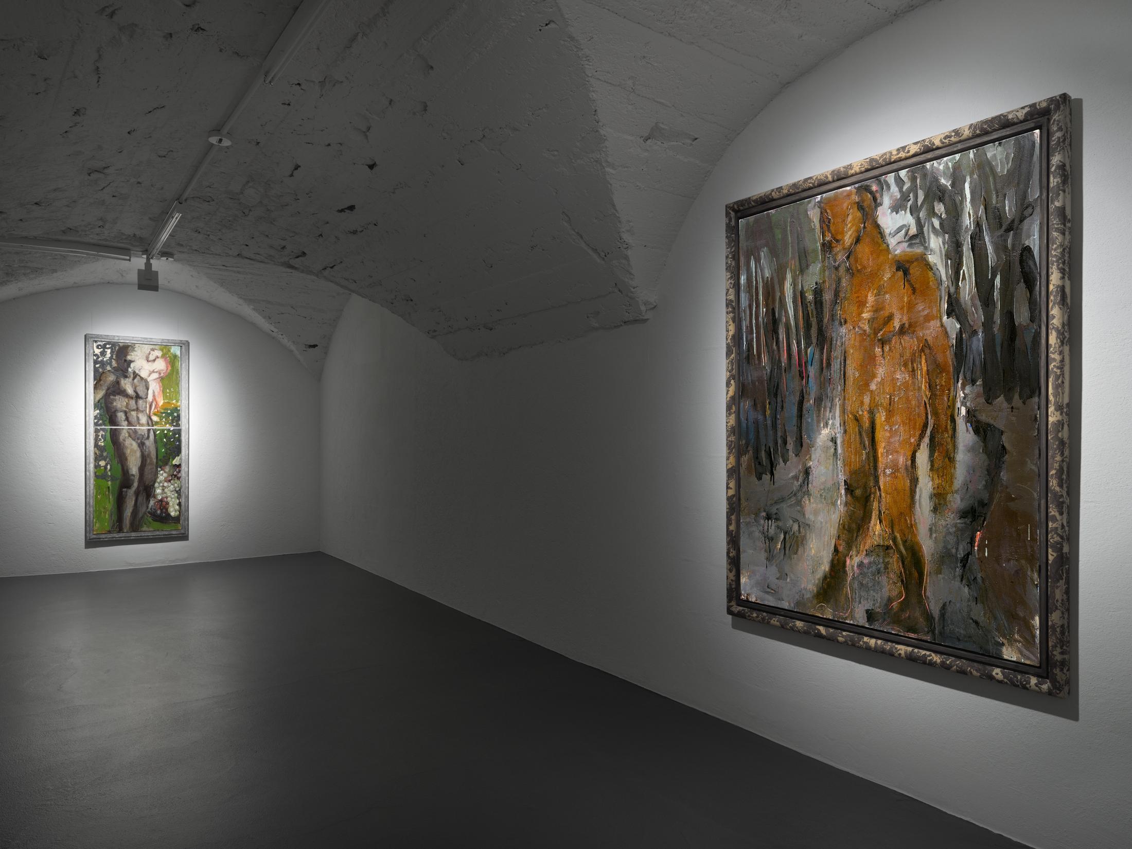 Exhibition View Markus Lüpertz Soloshow at Vito Schnabel Gallery, St. Moritz, 2020 / ©️ VG Bild-Kunst Bonn, 2020 / Photo: Stefan Altenburger / Courtesy: the artist and Vito Schnabel Gallery
