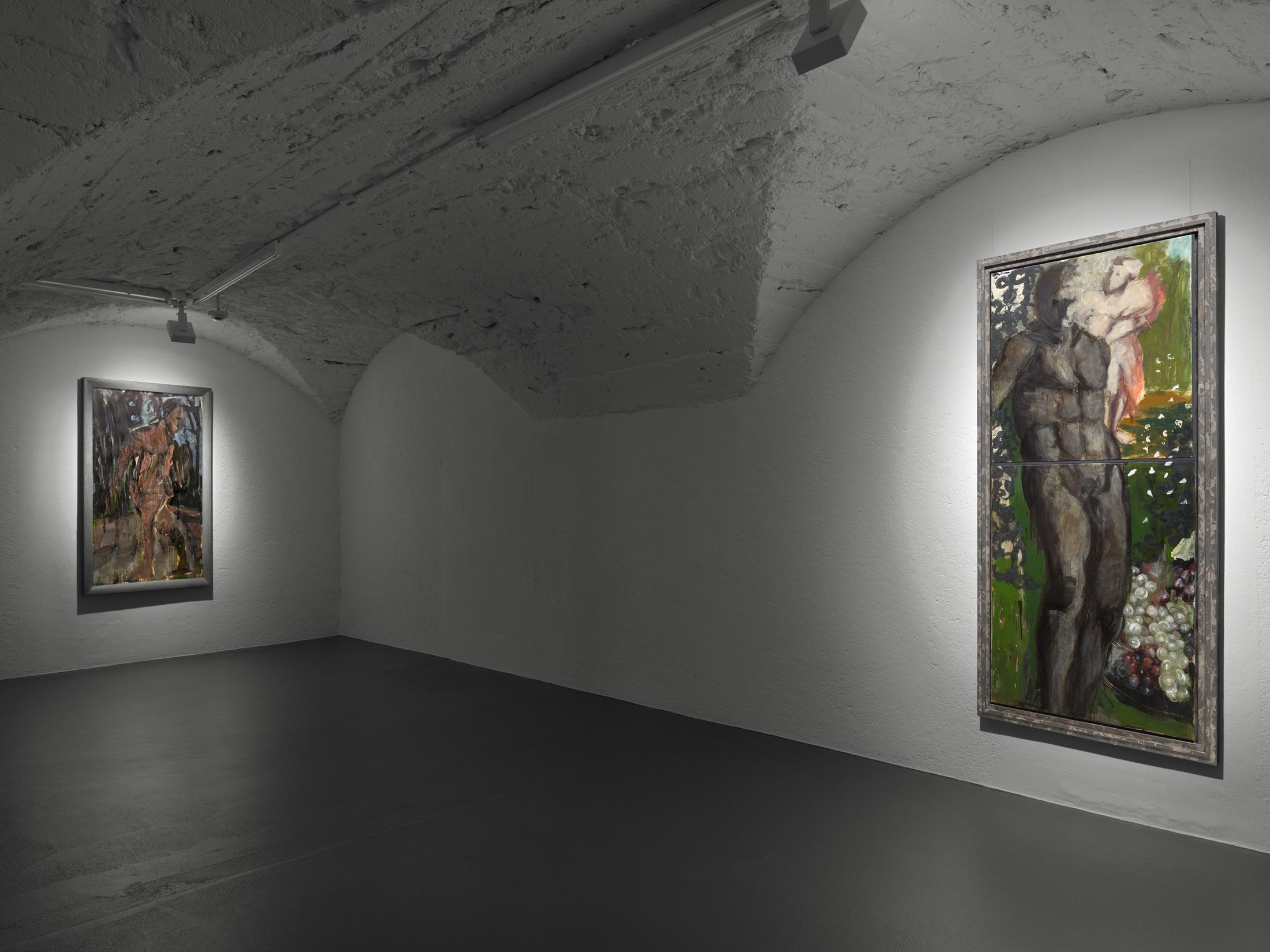 Exhibition View Markus Lüpertz Soloshow at Vito Schnabel Gallery, St. Moritz, 2020 / ©️ VG Bild-Kunst Bonn, 2020 / Photo: Stefan Altenburger / Courtesy: the artist and Vito Schnabel Gallery