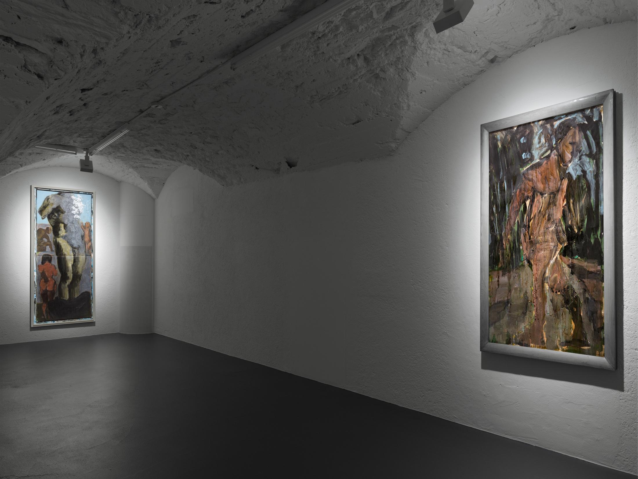 Exhibition View Markus Lüpertz Soloshow at Vito Schnabel Gallery, St. Moritz, 2020 / ©️ VG Bild-Kunst Bonn, 2020 / Photo: Stefan Altenburger / Courtesy: the artist and Vito Schnabel Gallery