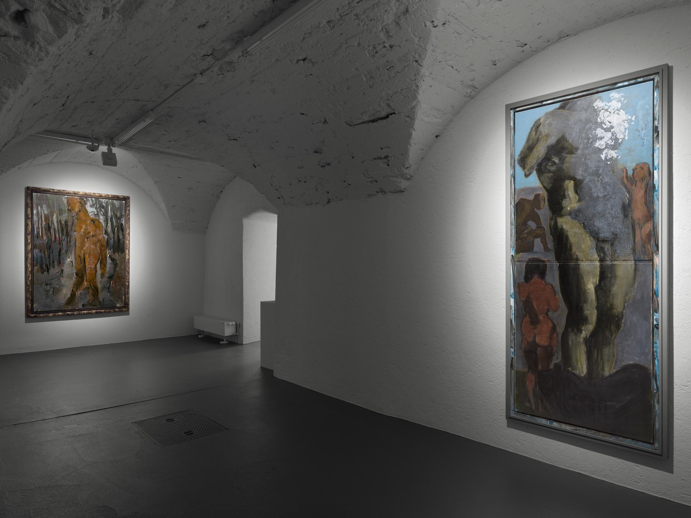 Exhibition View Markus Lüpertz Soloshow at Vito Schnabel Gallery, St. Moritz, 2020 / ©️ VG Bild-Kunst Bonn, 2020 / Photo: Stefan Altenburger / Courtesy: the artist and Vito Schnabel Gallery