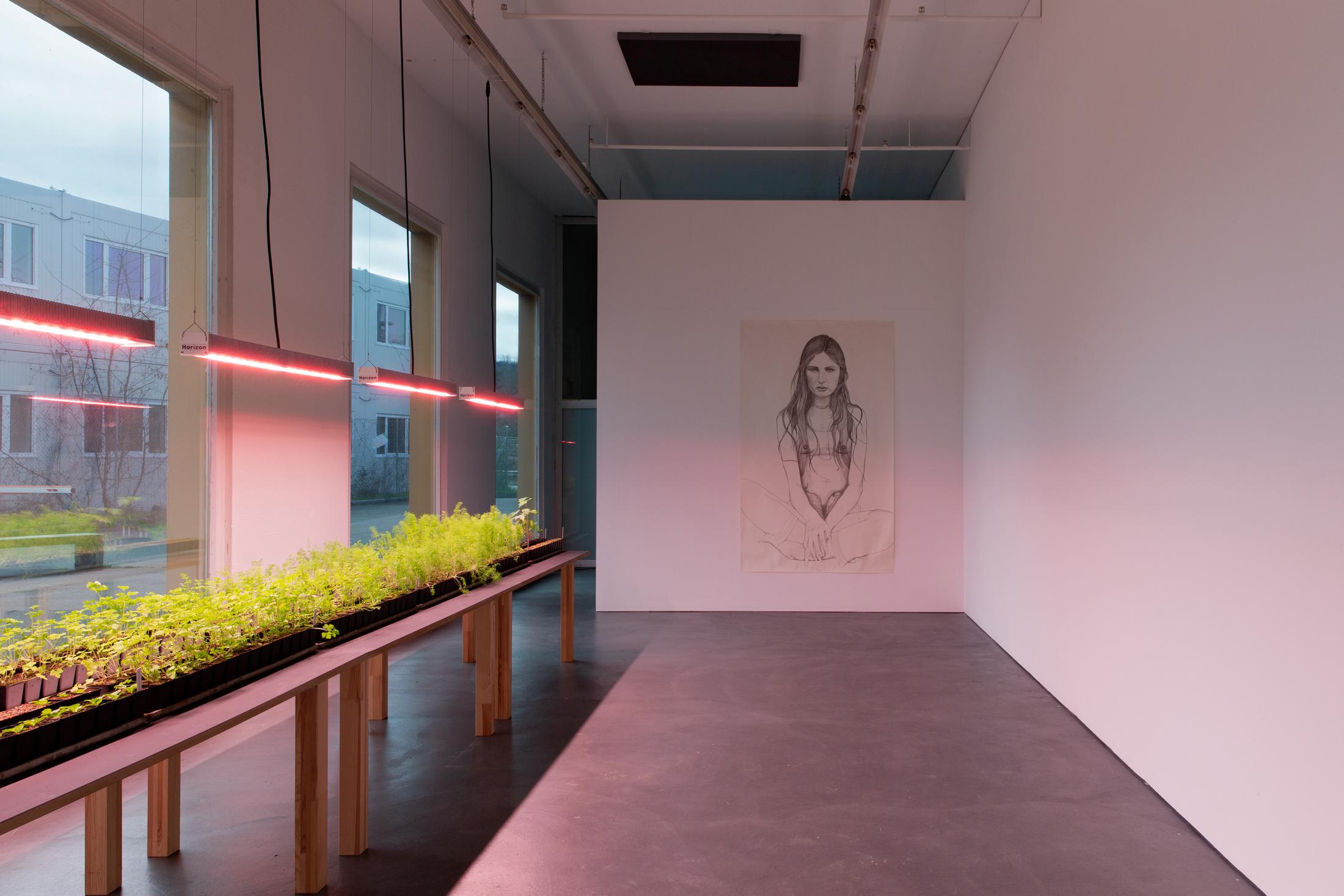 Exhibition View Marlene McCarty Soloshow «Into the Weeds; view on Marlene Olive – June 21, 1976, 1995-1997» at Kunsthaus Baselland, Muttenz, 2020 / Photo: Gina Folly / Courtesy: the artist