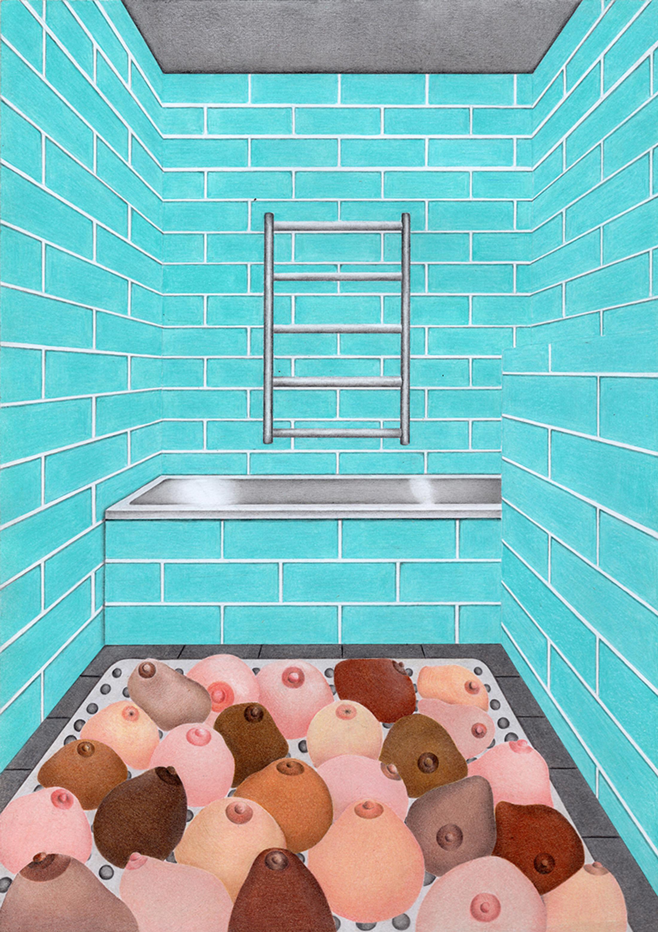 Exhibition View Marta Riniker-Radich Soloshow «Last Gasp; view on With No Apologies, 2019» at Galerie Francesca Pia, Zurich, 2019 / Photo: Annik Wetter / Courtesy: the artist and Galerie Francesca Pia